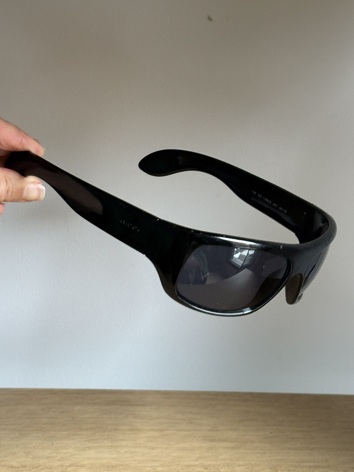 Gucci GUCCI Sunglasses Shield Rimless 90s Wrap 1169 RI725 Size ONE SIZE - 4 Thumbnail