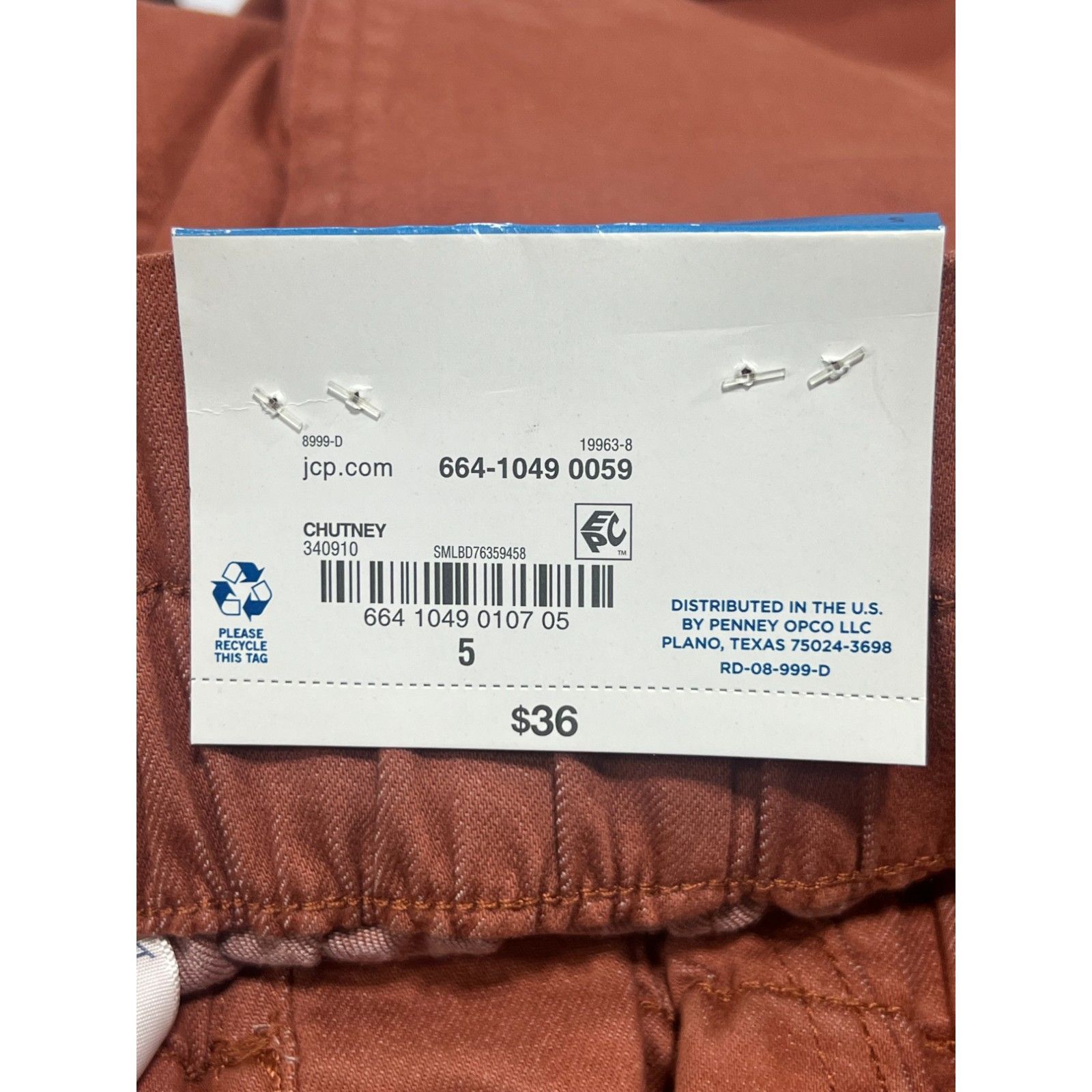 Arizona Jean Co. Arizona - Women's High Rise Denim Short - Brown - 5 Size 26" / US 2 / IT 38 - 10 Thumbnail