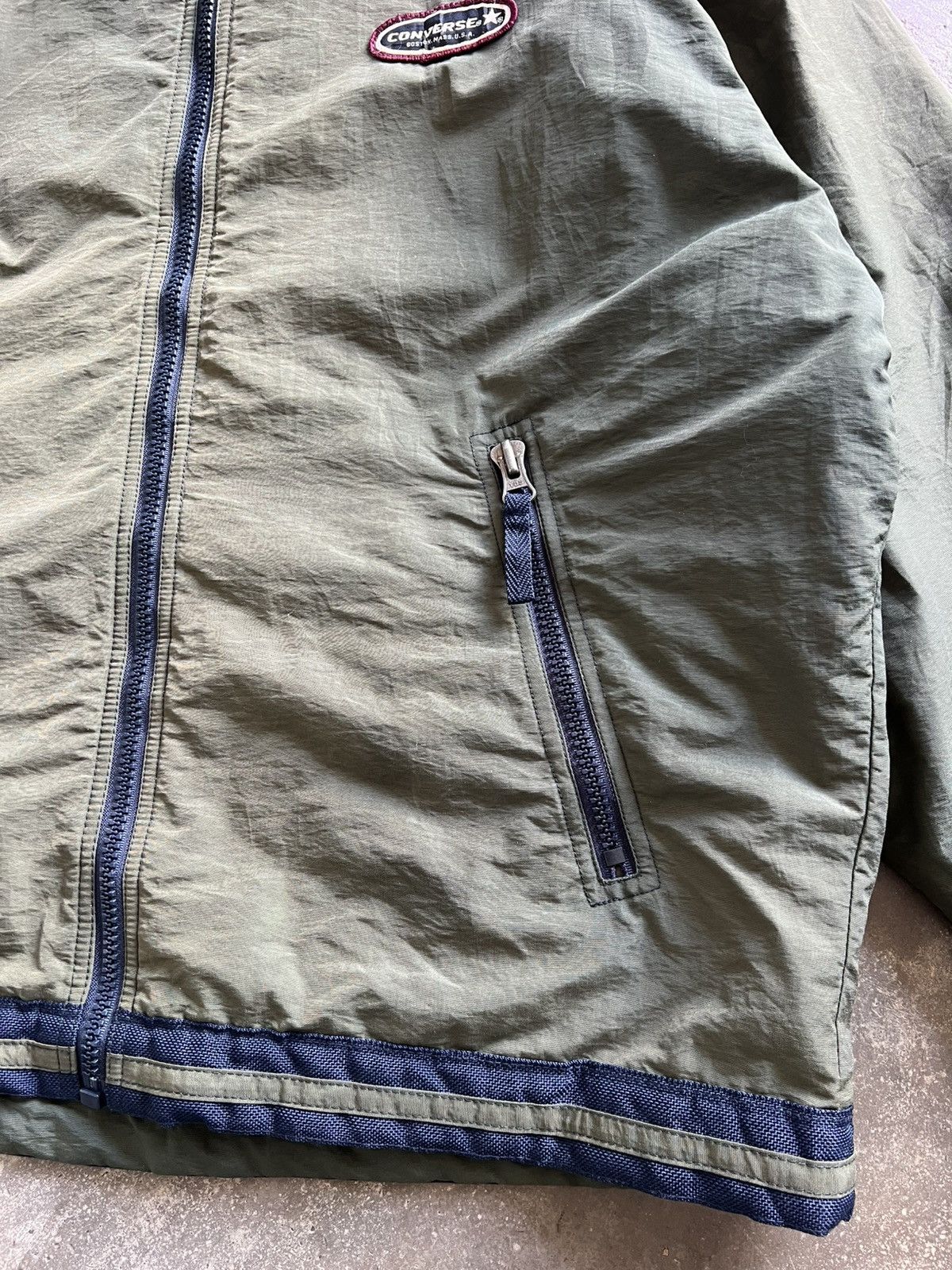 Converse Vintage 90s Converse All Star Double Layer Jacket Size US M / EU 48-50 / 2 - 8 Thumbnail
