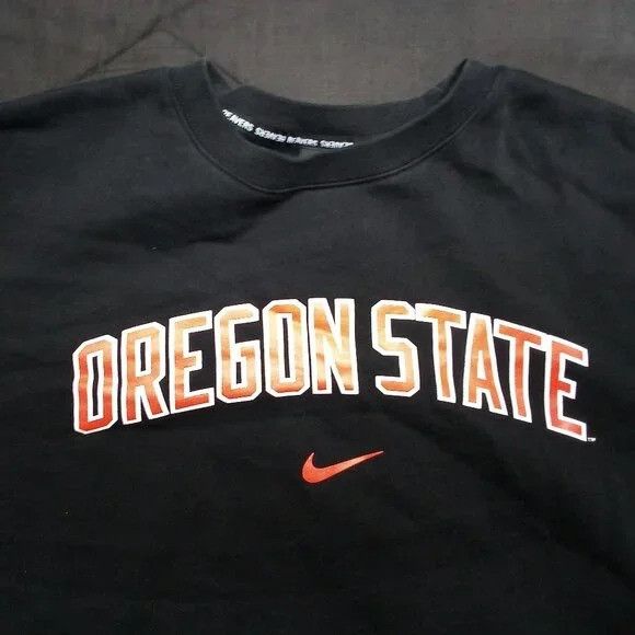 NCAA × Nike Nike Oregon State Beavers Crewneck Sweatshirt Mid Swoosh Size US XL / EU 56 / 4 - 1 Thumbnail