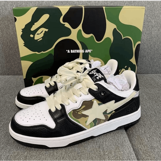 Bape Bape Low-Top Sneakers Size US 8 / EU 41 - 1 Thumbnail