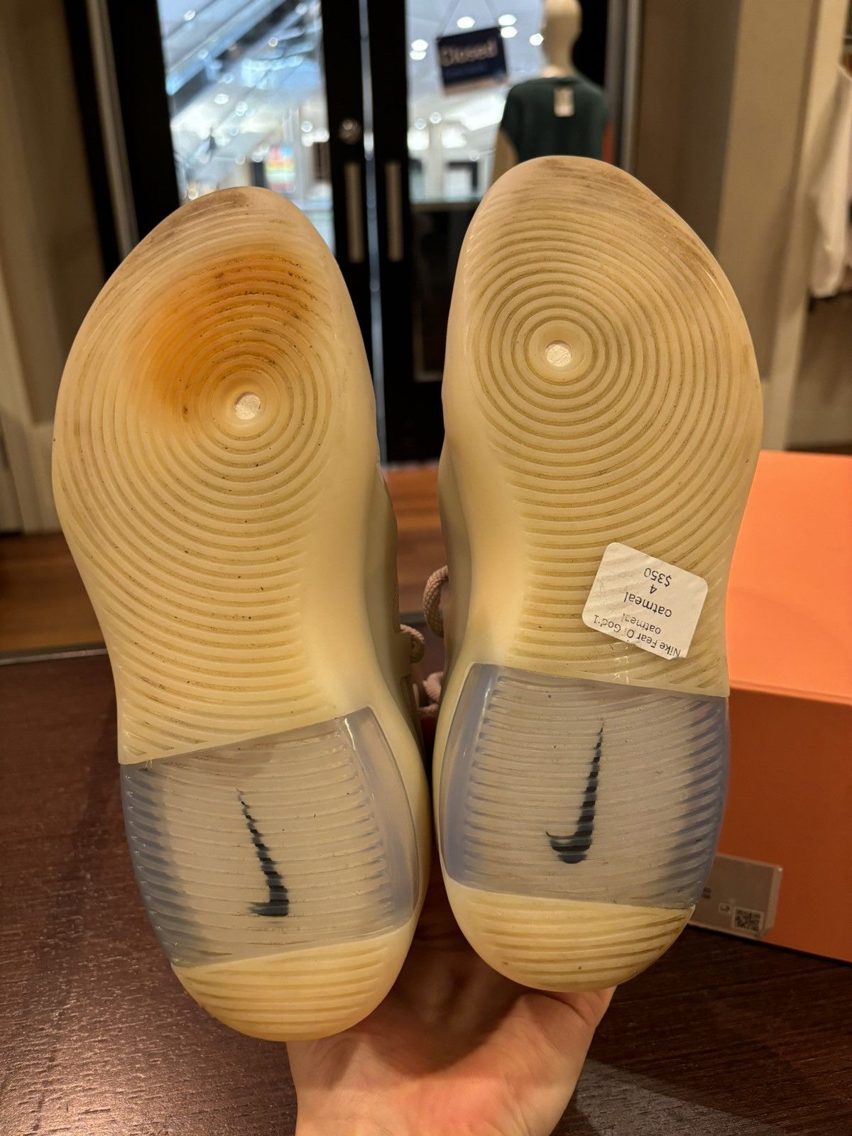 Fear of God × Nike Nike fear of god one oatmeal Size US 5 / EU 37 - 7 Thumbnail