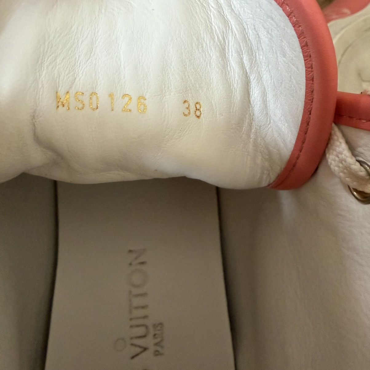 Louis Vuitton AUTHENTIC Louis Vuitton High Cut Monogram Denim Sneakers Size US 7 / IT 37 - 14 Thumbnail