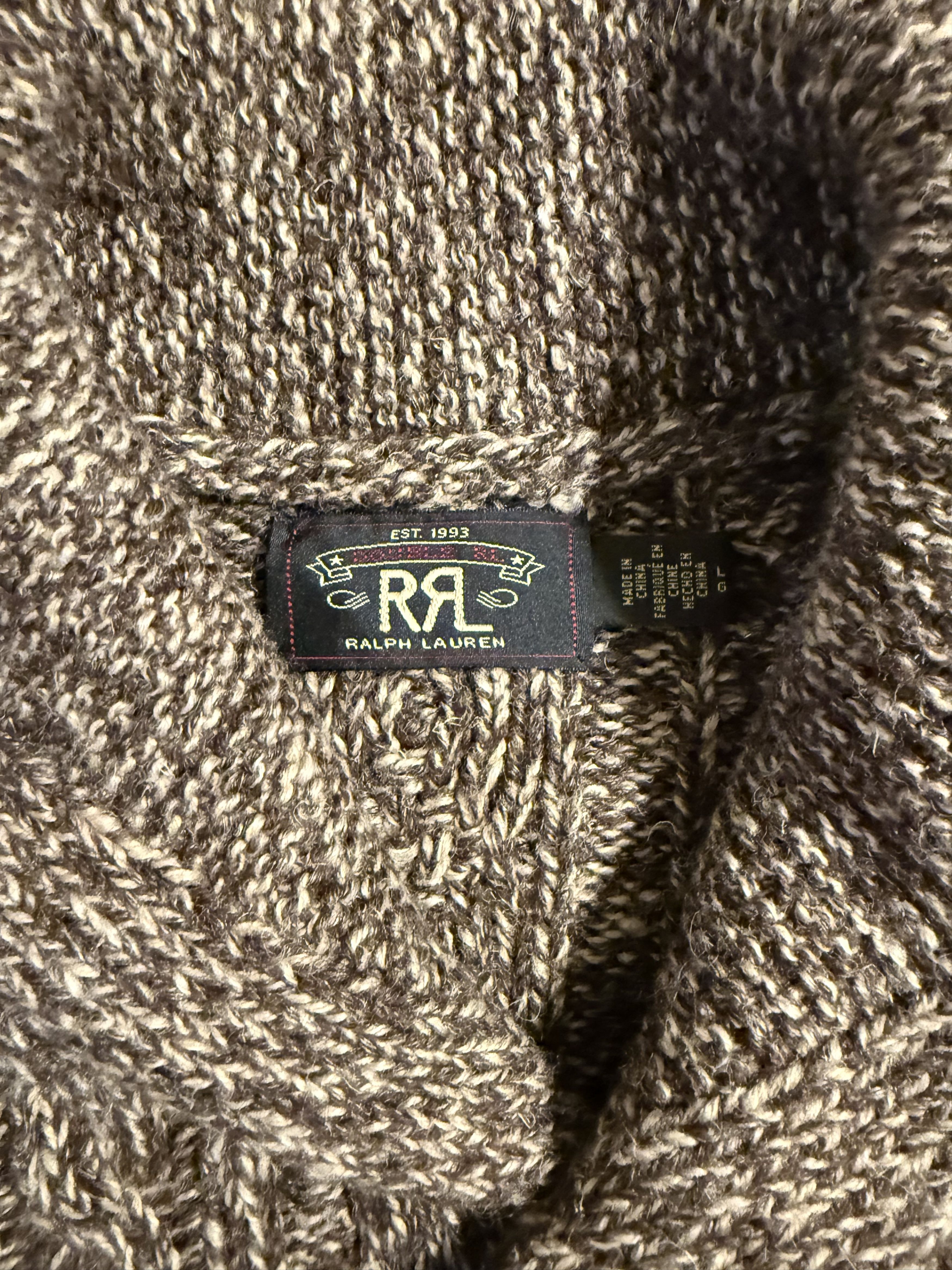 RRL Ralph Lauren RRL Marled Wool Cardigan Size US L / EU 52-54 / 3 - 4 Thumbnail