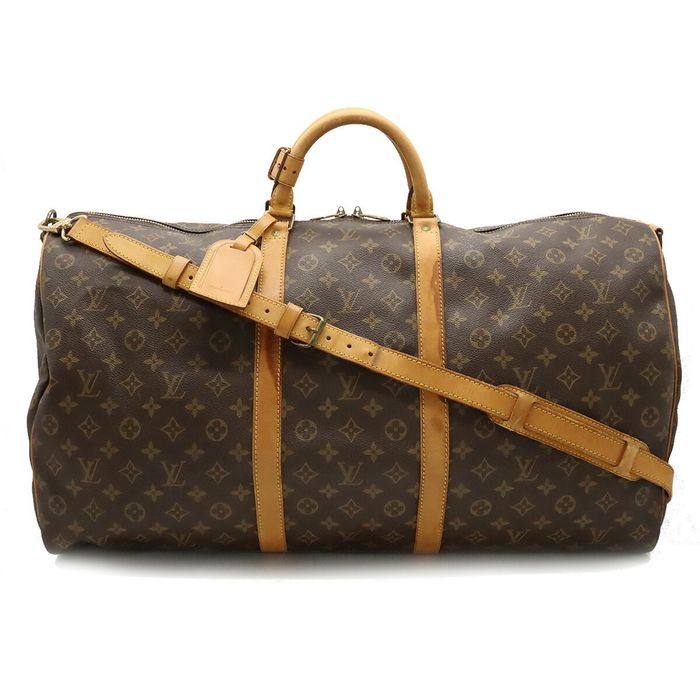 Louis Vuitton Monogram Keepall Bandouliere 60 Boston Bag M41412 LV