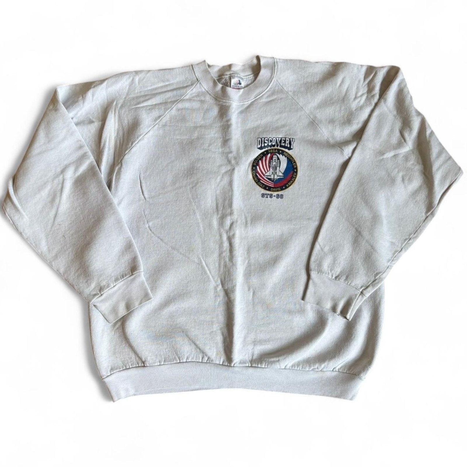 Fruit Of The Loom Vintage Fruit of the Loom Discovery 94 Launch Sweatshirt XXL Size US XXL / EU 58 / 5 - 3 Thumbnail
