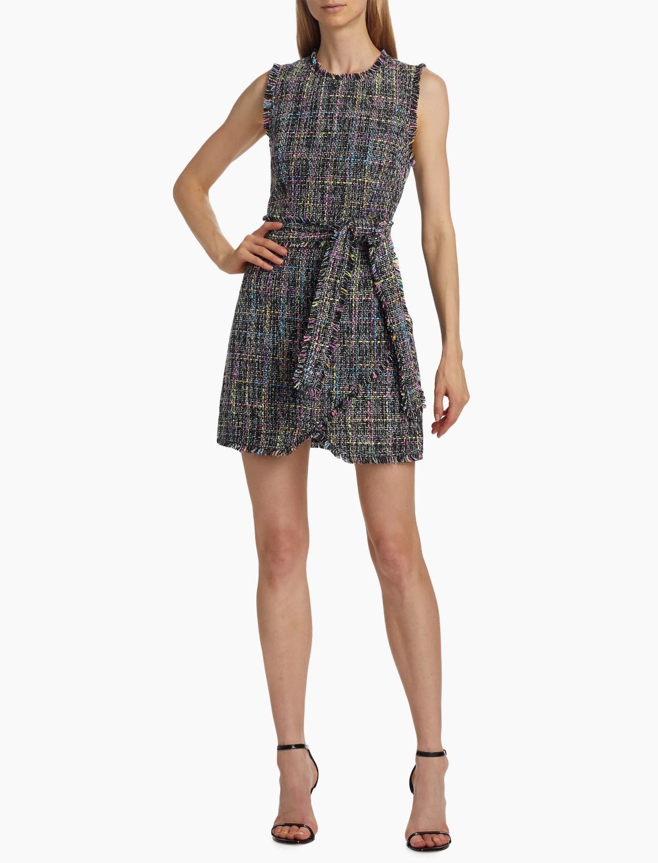 Cinq a Sept Cinq à Sept Rochelle Belted Tweed Minidress size 8 Size M / US 6-8 / IT 42-44 - 7 Thumbnail