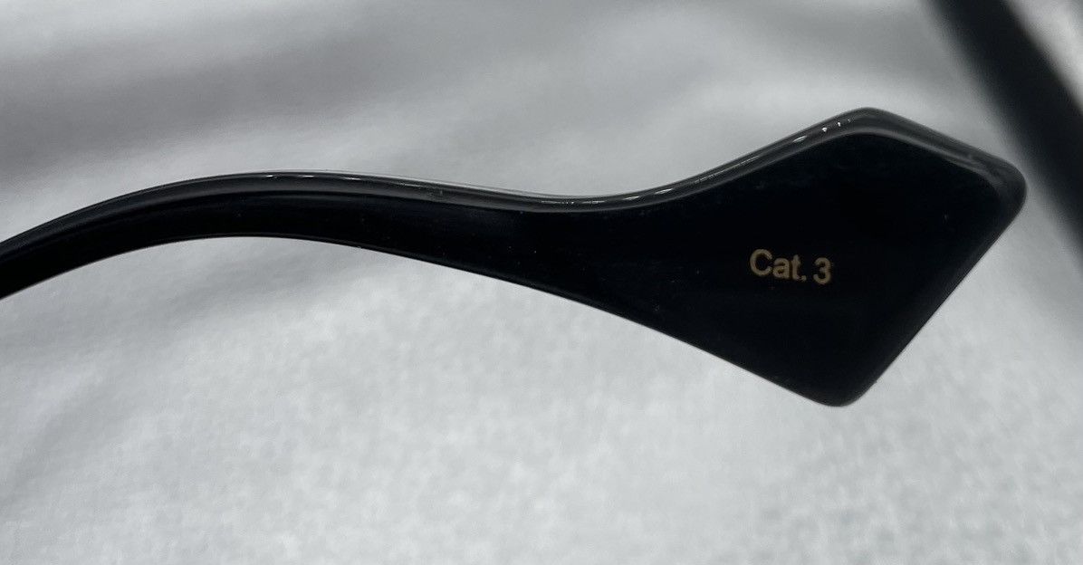 Gucci Gucci Men's Black Acetate Rectangle Sunglasses Size ONE SIZE - 7 Thumbnail