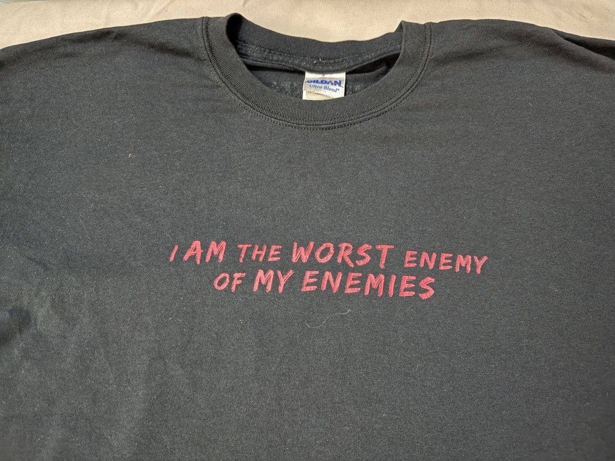 Vintage Distressed Vintage 00s Red Steel 2 Wii T-Shirt Size US L / EU 52-54 / 3 - 3 Thumbnail