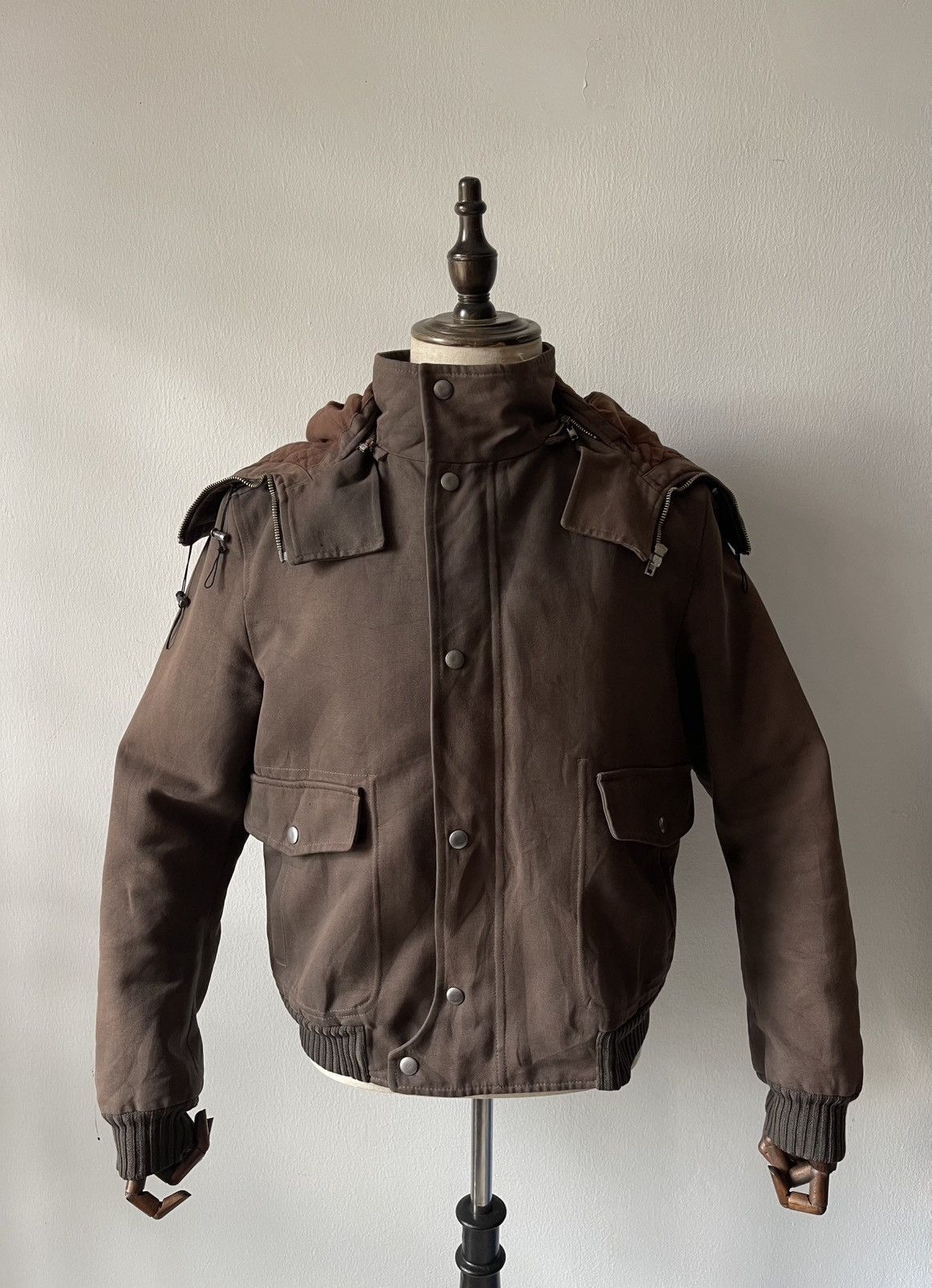 Hussein Chalayan Hussein Chalayan Hooded Bomber Jacket AW05 -"In Shadows" #98 Size US M / EU 48-50 / 2 - 3 Thumbnail