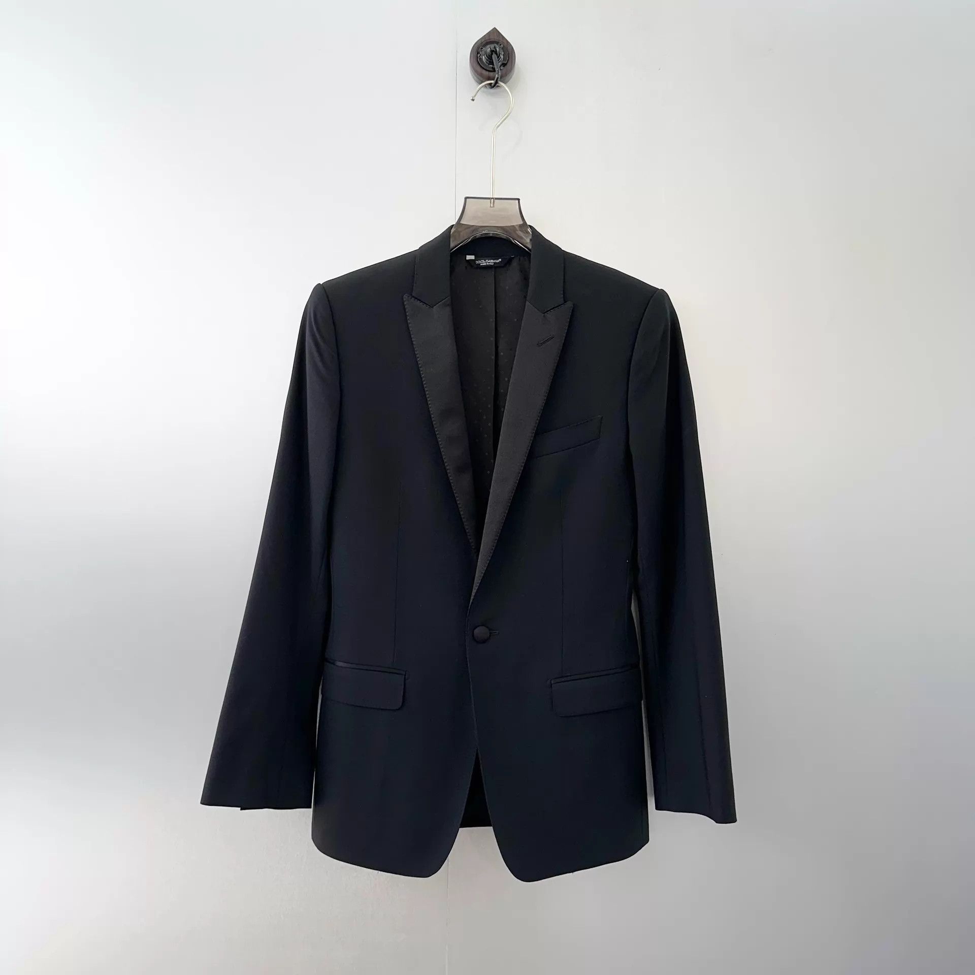 Dolce & Gabbana DG Black Pure Wool Suit 44 Size 44R - 1 Thumbnail