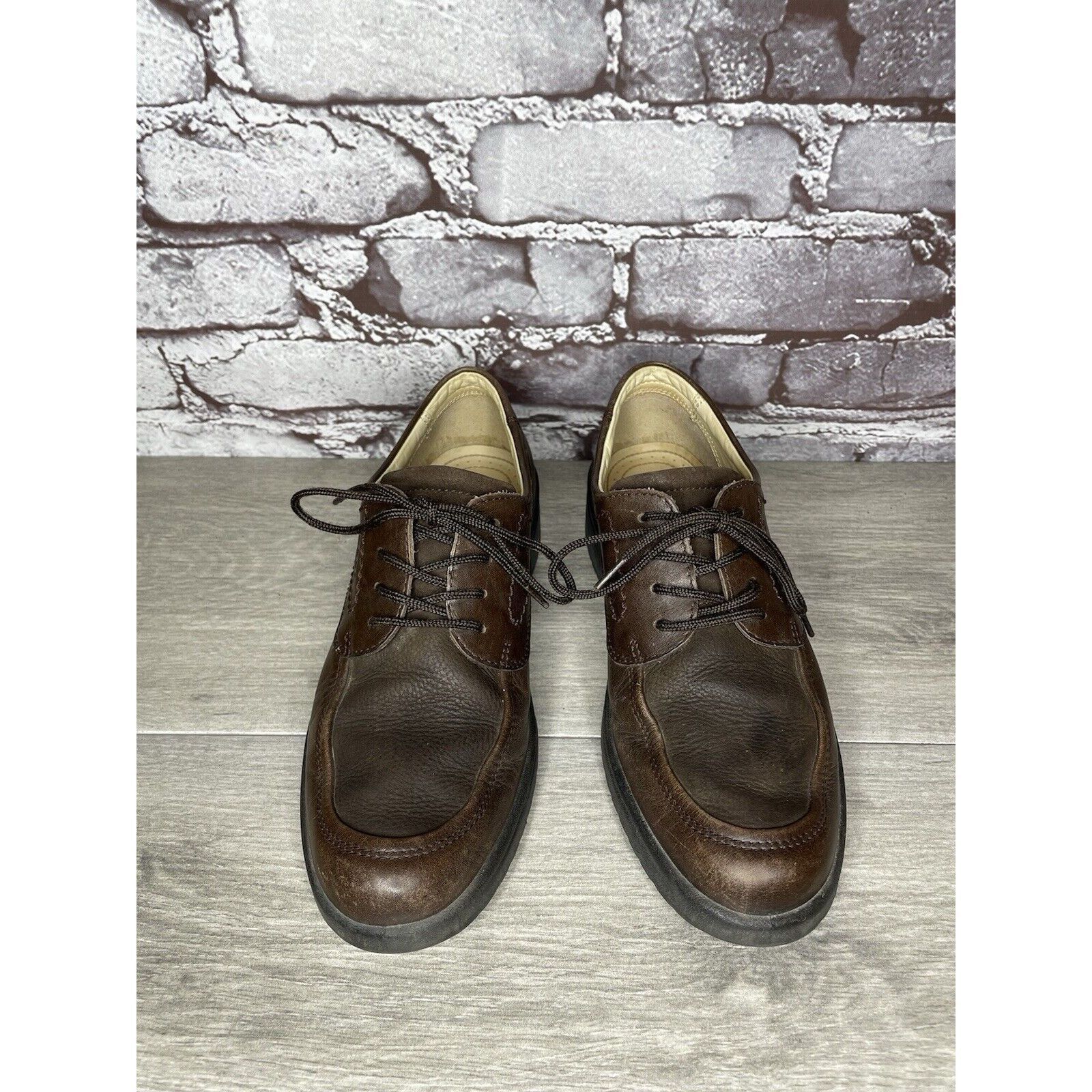 Ecco Ecco Choice Brown Suede Leather Comfort Lace Up Shoes Women’ Size US 7.5 / IT 37.5 - 17 Thumbnail