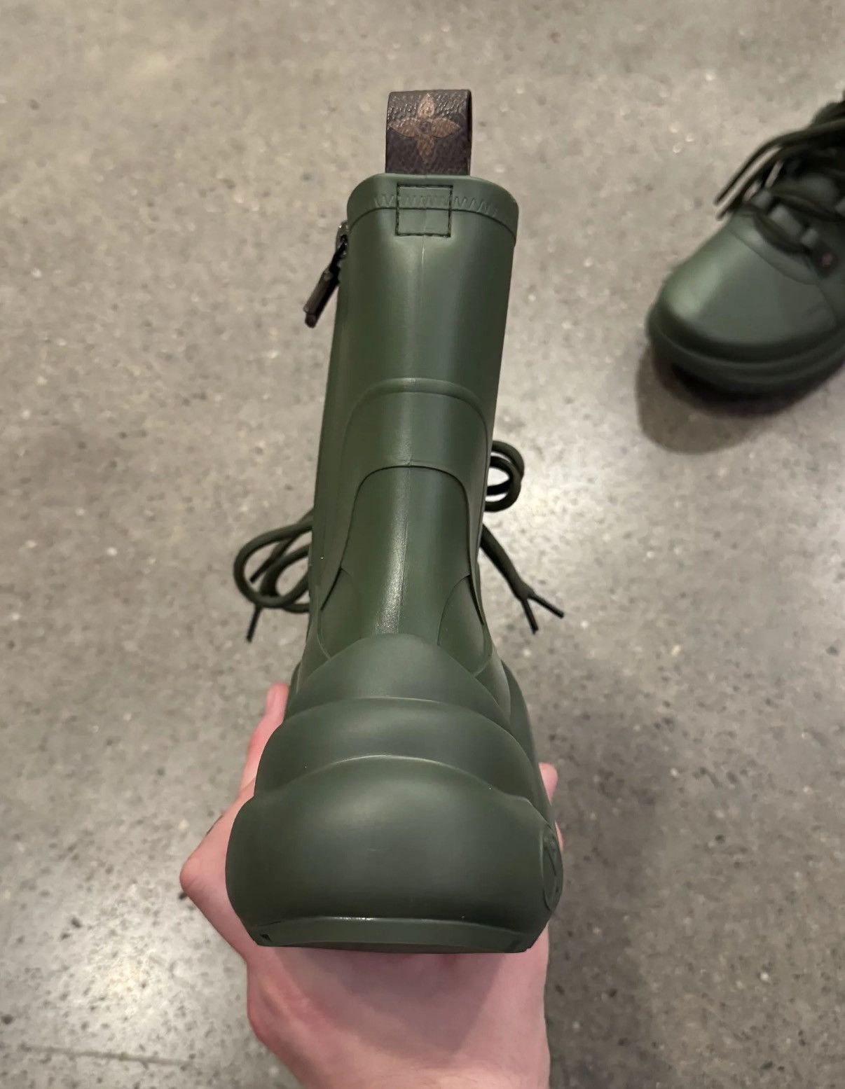 Louis Vuitton Louis Vuitton Archlight Rain Boot Green Size US 7 / IT 37 - 5 Thumbnail