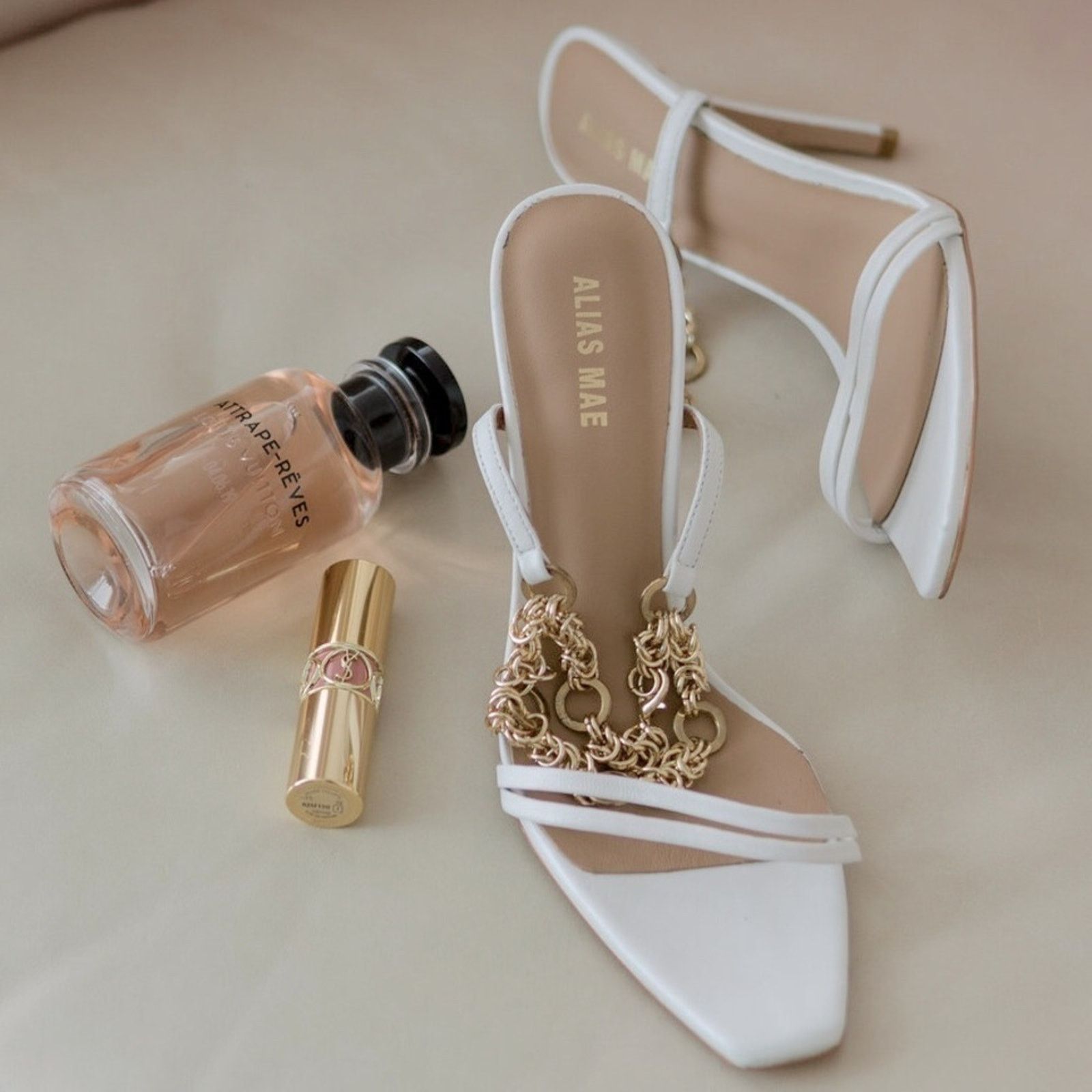 Other ALIAS MAE Revolve Ankle Strap Heel in Ivory Sz. 37 EU / 7 US Size US 6 / IT 36 - 13 Thumbnail