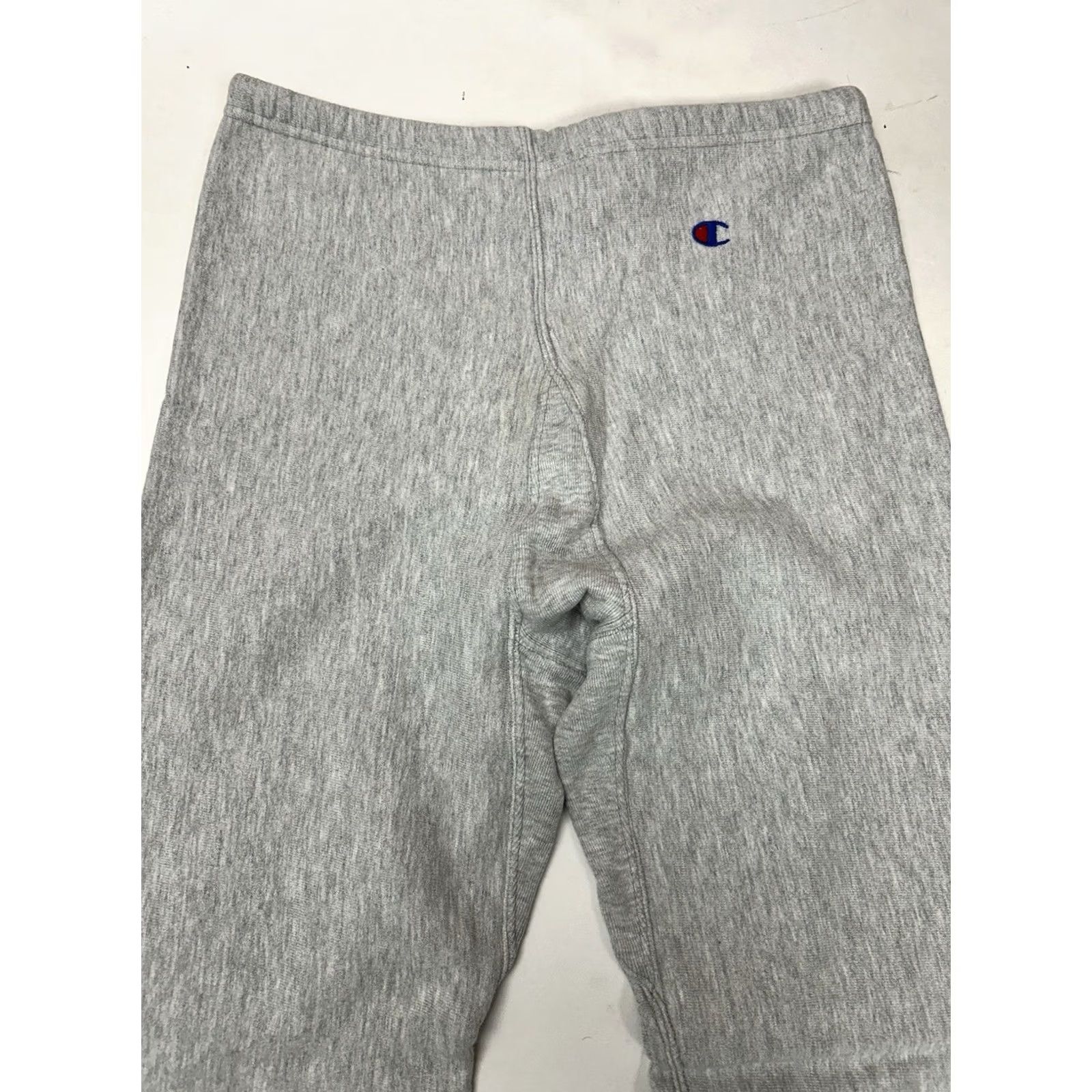 Champion VINTAGE Champion Sweatpants 80s Gray Joggers Drawstring Medium Pants Reverse Weave Size US 31 - 4 Thumbnail
