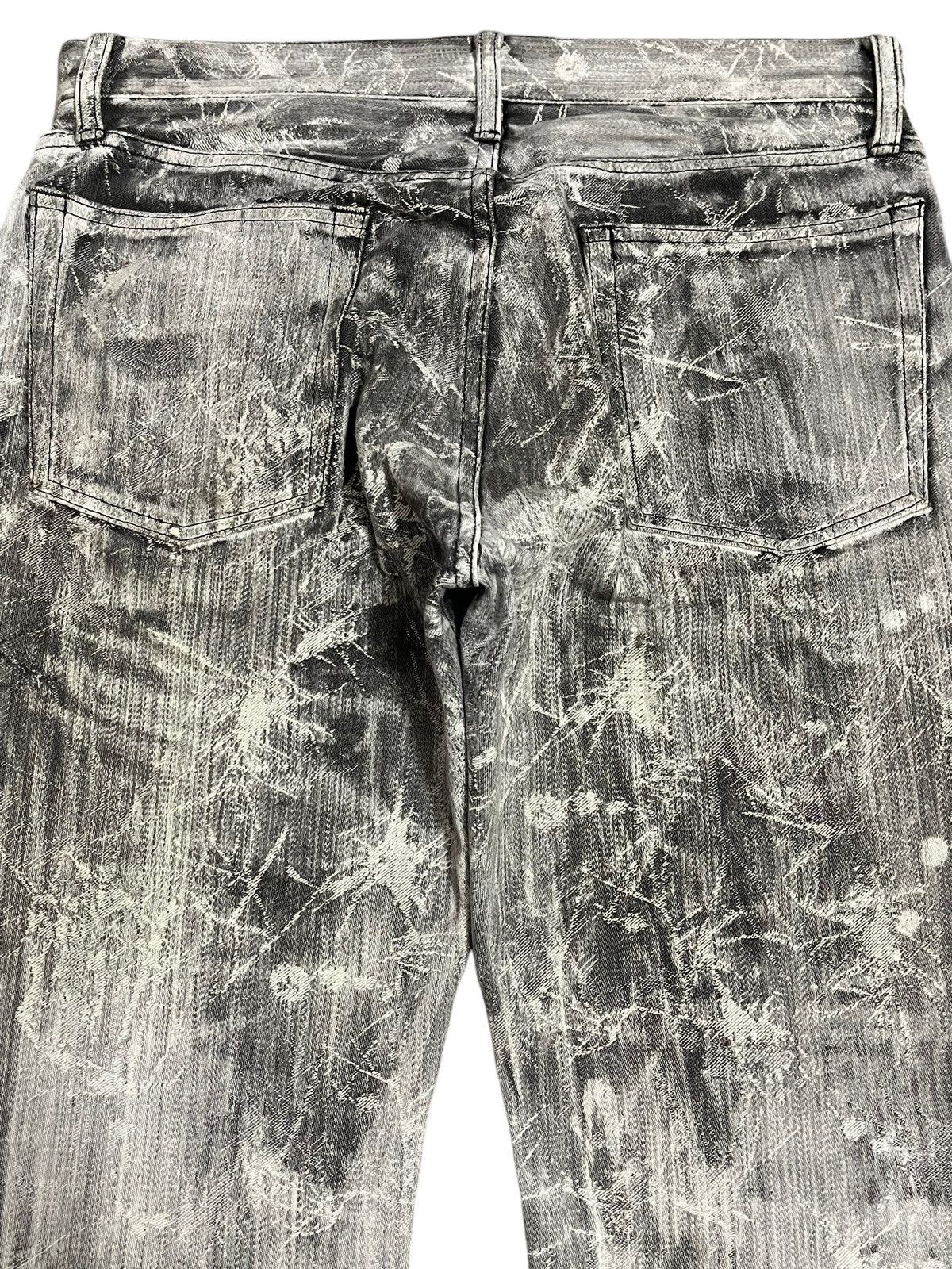 Tornado Mart Vintage Japan Edge Rupert Faded Spider Web Style Flare Jeans Size US 32 / EU 48 - 5 Thumbnail