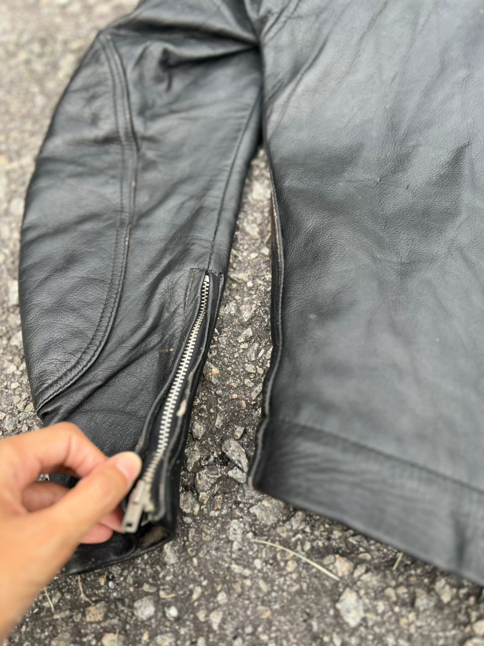 Indian Motorcycle Vintage Kushitani Hamamatsu Motorcycle Leather Jacket Size L / US 10 / IT 46 - 10 Thumbnail