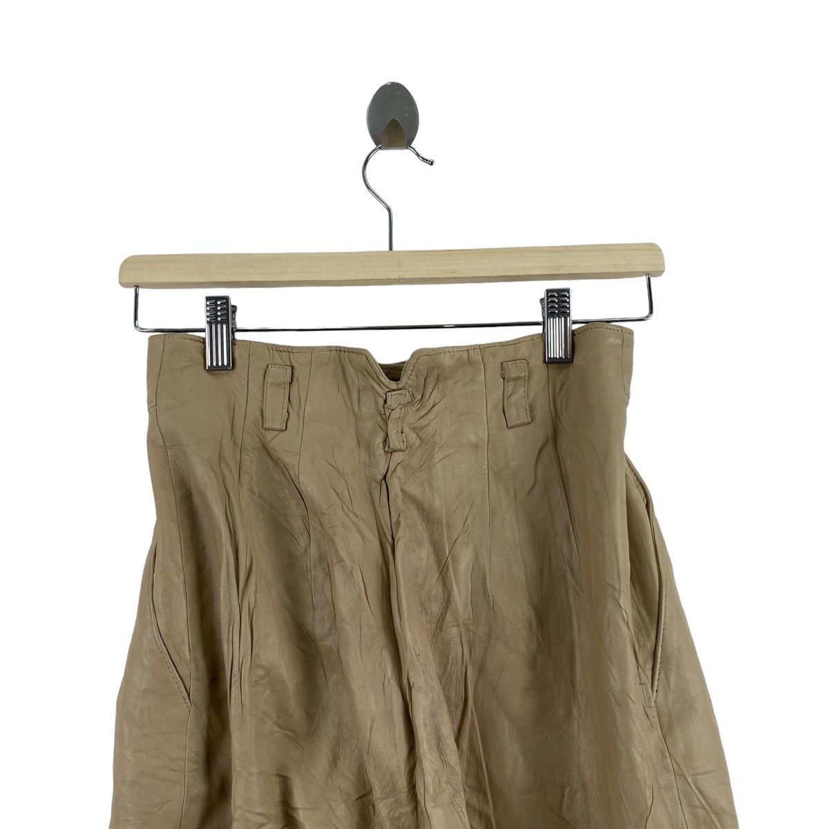 Other CHRISTIAN AUJARD Pret A Porter Japan Drop Crotch Leather Size 24" / US 00 / IT 34 - 5 Thumbnail
