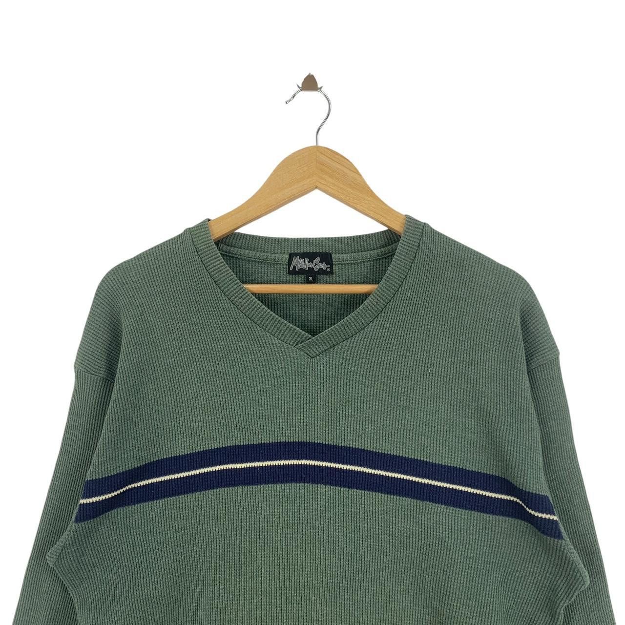 Vintage Vintage MAUI & SONS SURF Waffle Striped Tee Shirt Top Size L / US 10 / IT 46 - 2 Thumbnail