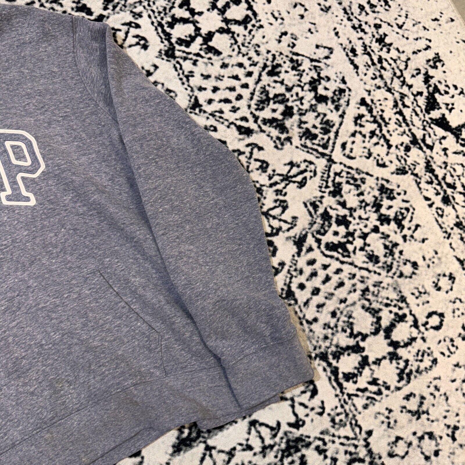 Gap × Vintage Vintage Gap Unisex Gray Cotton Hoodie Size L Y2K 90s Size US L / EU 52-54 / 3 - 5 Thumbnail
