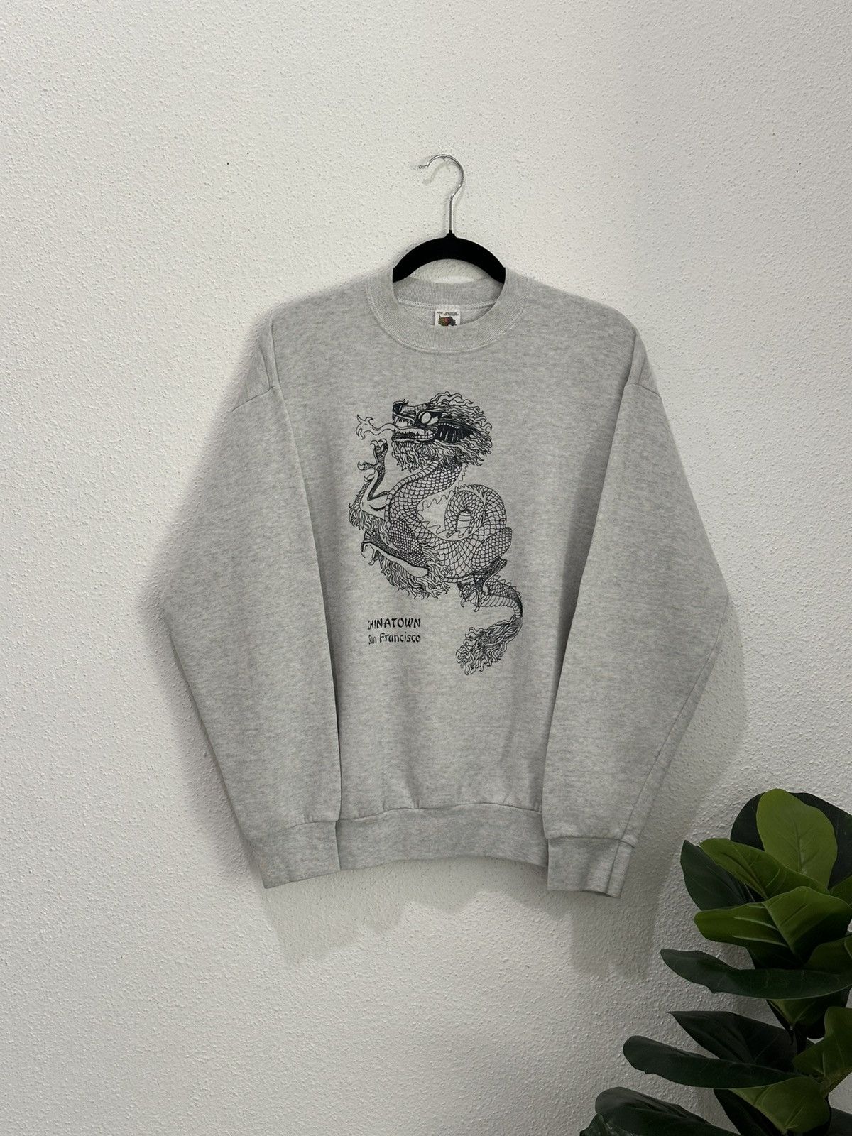 Fruit Of The Loom Vintage 90s Dragon Chinatown San Francisco Souvenir Crewneck Size US L / EU 52-54 / 3 - 8 Thumbnail