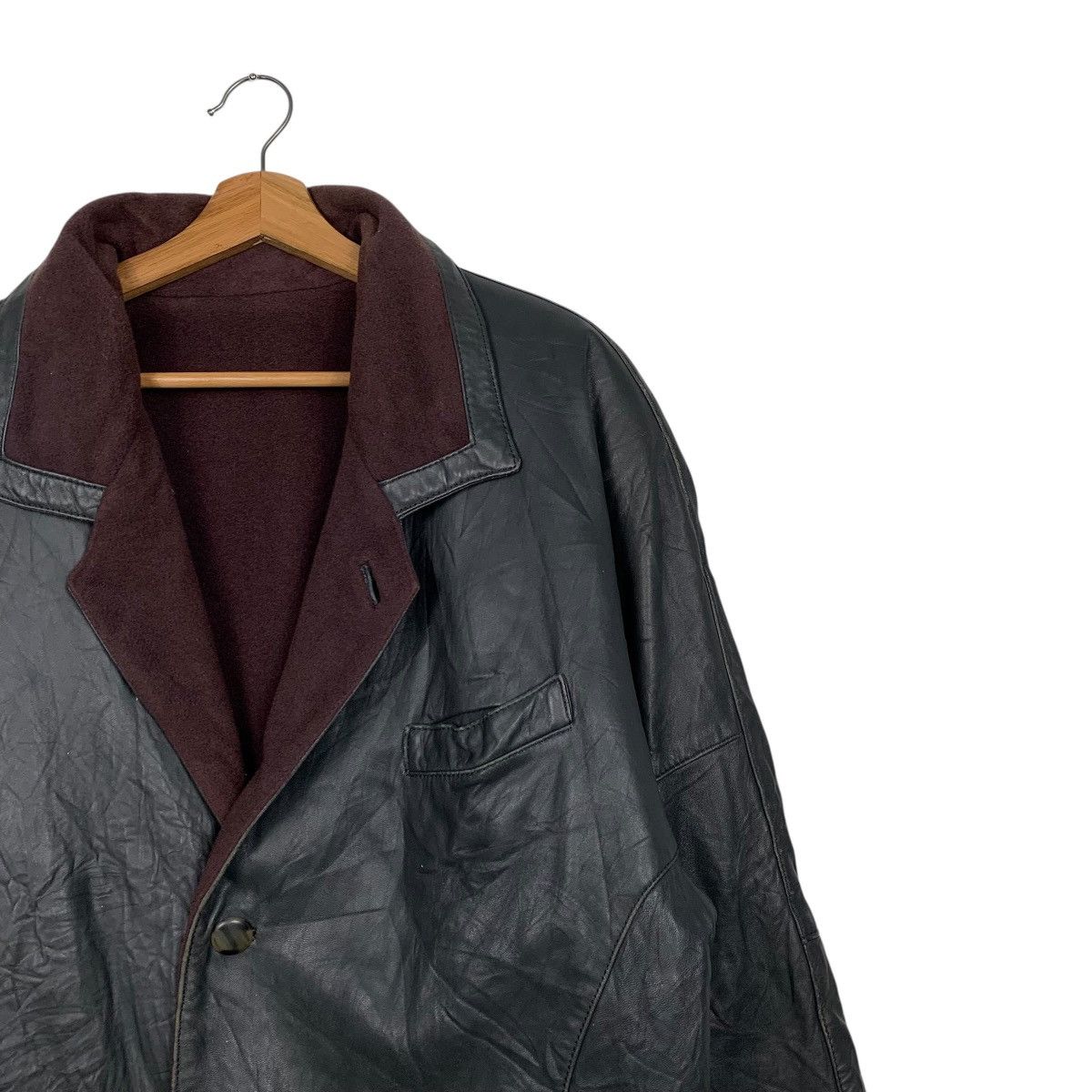Japanese Brand Italian Applausi Leather Jacket Size US M / EU 48-50 / 2 - 5 Thumbnail
