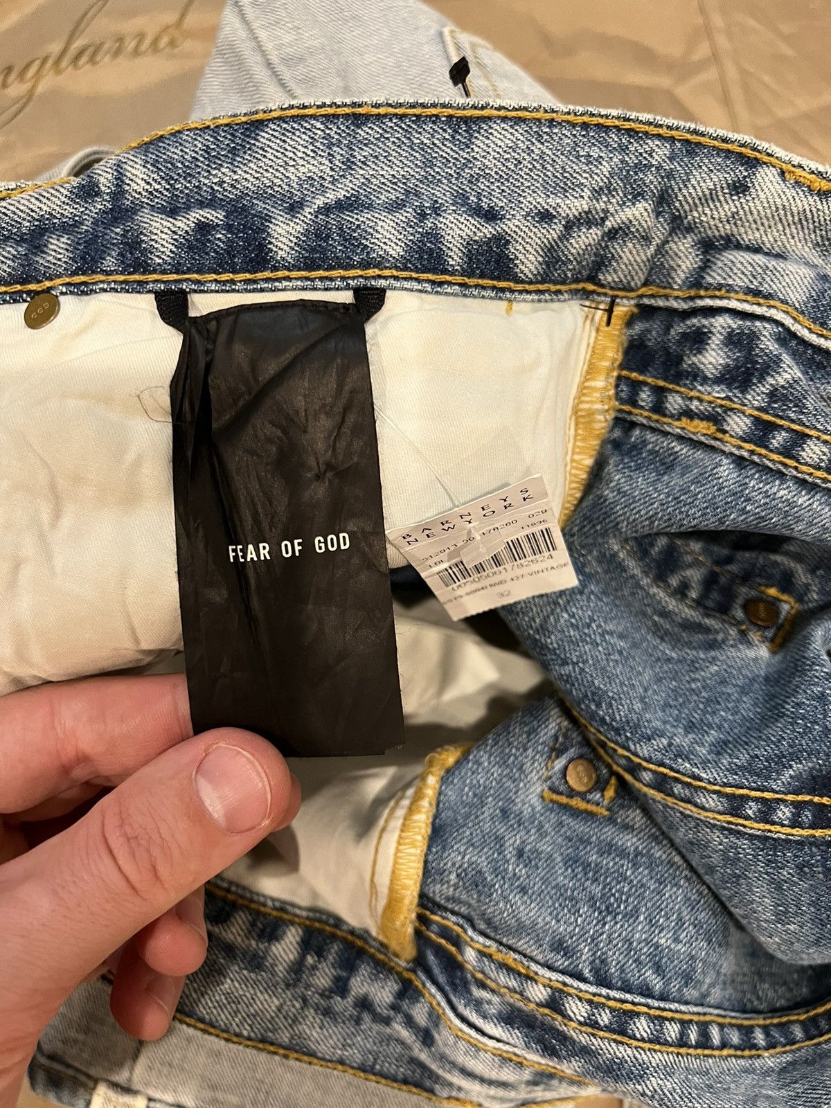 Fear of God FEAR OF GOD Skinny Jeans size 32 $1300 Size US 32 / EU 48 - 4 Thumbnail