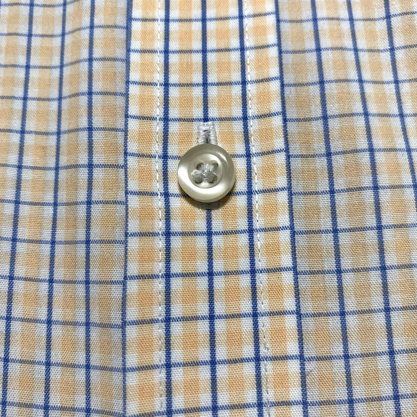 Stafford Stafford Dress Shirt Mens Large Multicolor Plaid Long Sleeve Button-Front 16 16.5 96% Cotton 4% Polyester Classic Size 42R - 4 Thumbnail