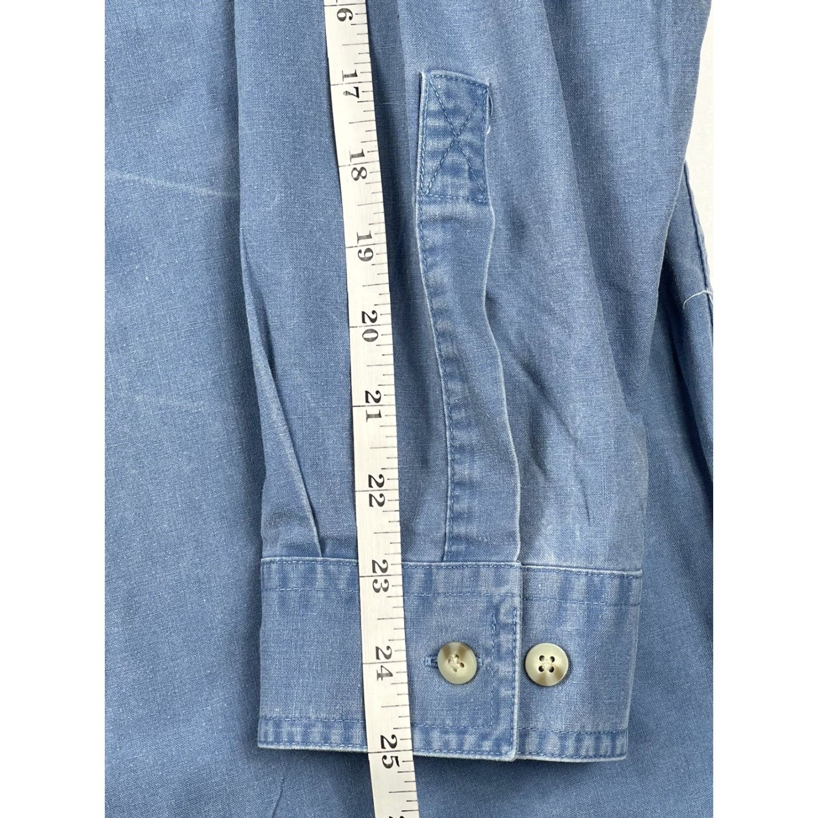 Vintage VINTAGE L.L. Bean Cool Weave Long Sleeve Fishing Shirt XL Nantucket Blue Mens Size US XL / EU 56 / 4 - 7 Thumbnail