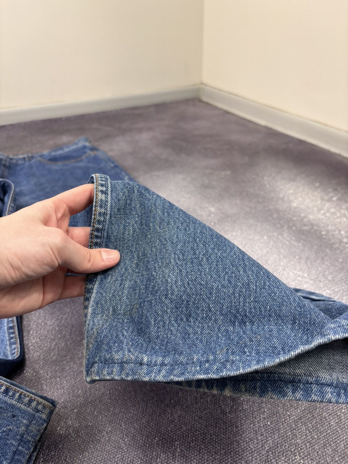 Levi's Vintage Levi’s 751 Men’s Straight Leg USA Blue Denim Jeans Size US 40 / EU 56 - 15 Thumbnail