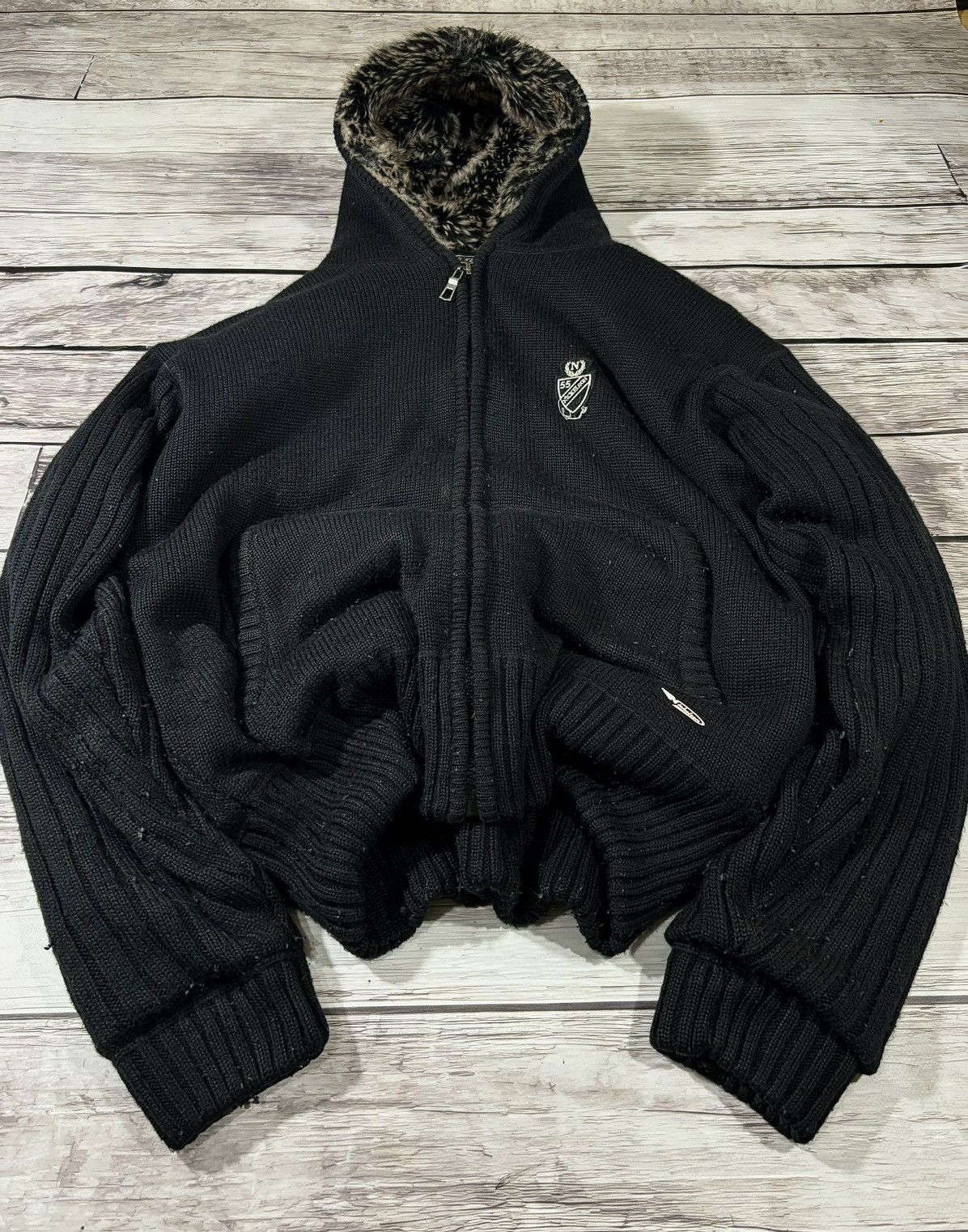 Hysteric Glamour × If Six Was Nine VTG Y2K AVANT GARDE IF SIX WAS NINE STYLE MOHAIR FUR HOODIE Size US L / EU 52-54 / 3 - 1 Thumbnail