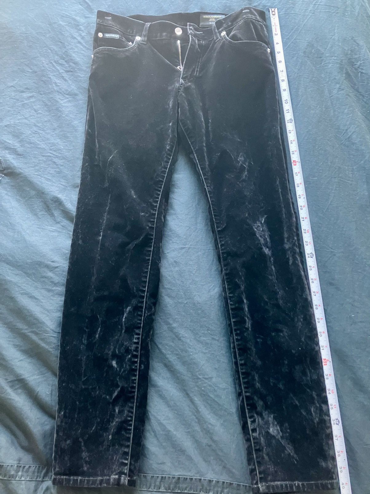 Dolce et Gabbana Velvet Denim