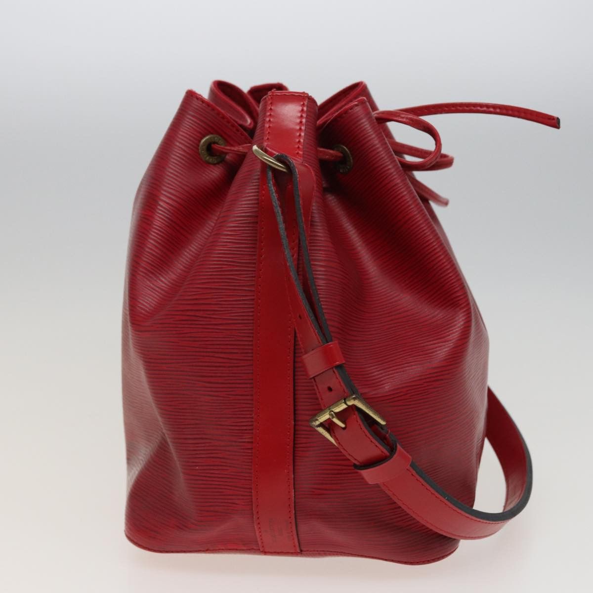 Louis Vuitton LOUIS VUITTON Epi Petit Noe Shoulder Bag Red M44107 Size ONE SIZE - 4 Thumbnail