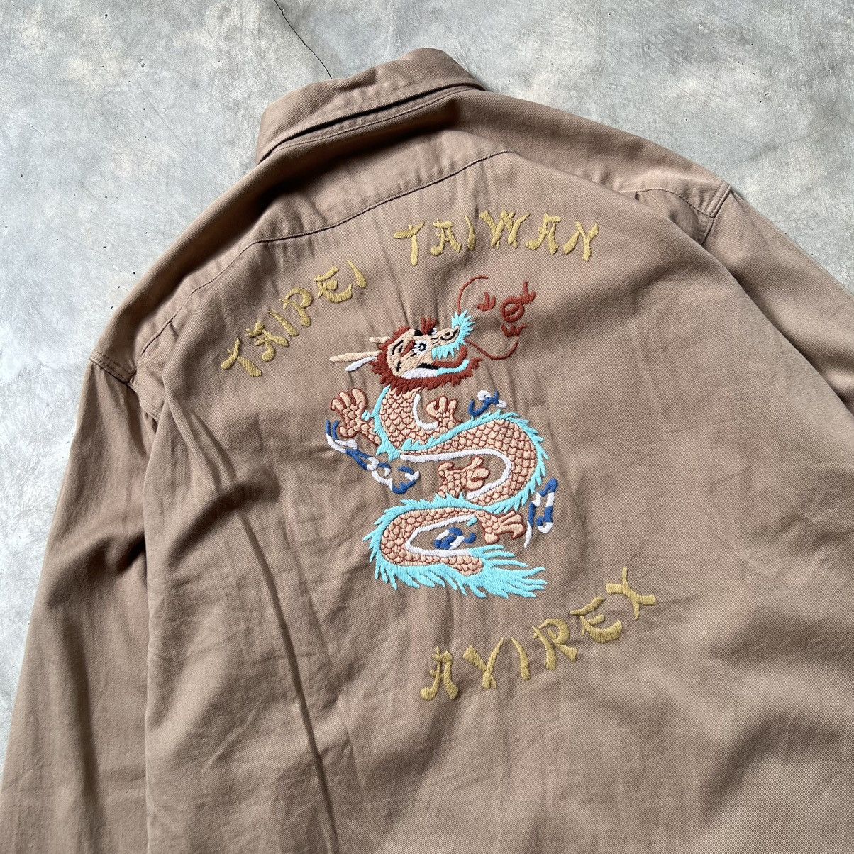 Avirex Avirex Dragon Taipei Taiwan Long Sleeve Button up Shirt Size US L / EU 52-54 / 3 - 3 Thumbnail