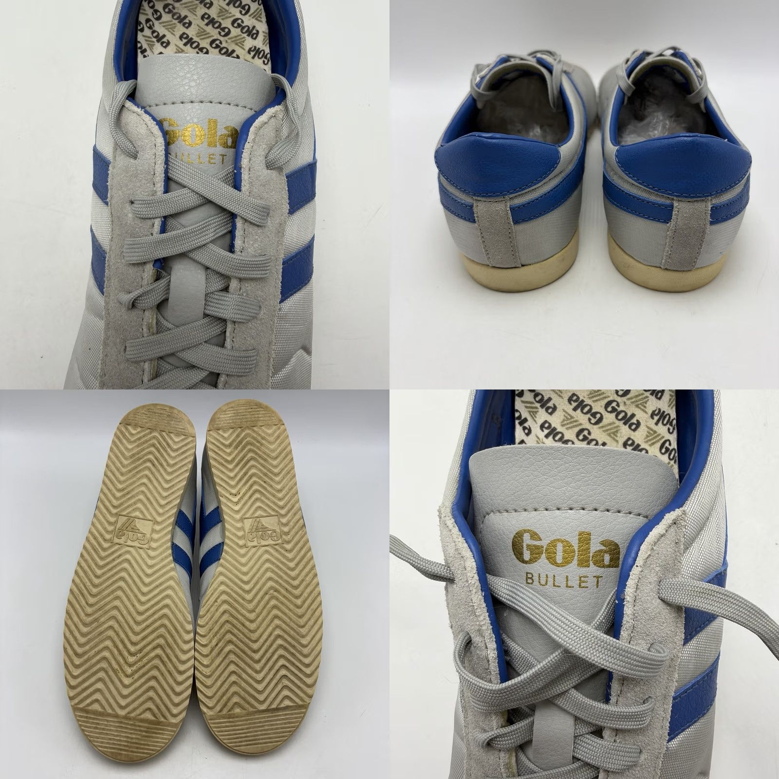 Gola Gola Comet Sneakers Mens Gray Nylon Canvas Casual Shoes Lace Up MUS Size US 11 / EU 44 - 8 Thumbnail