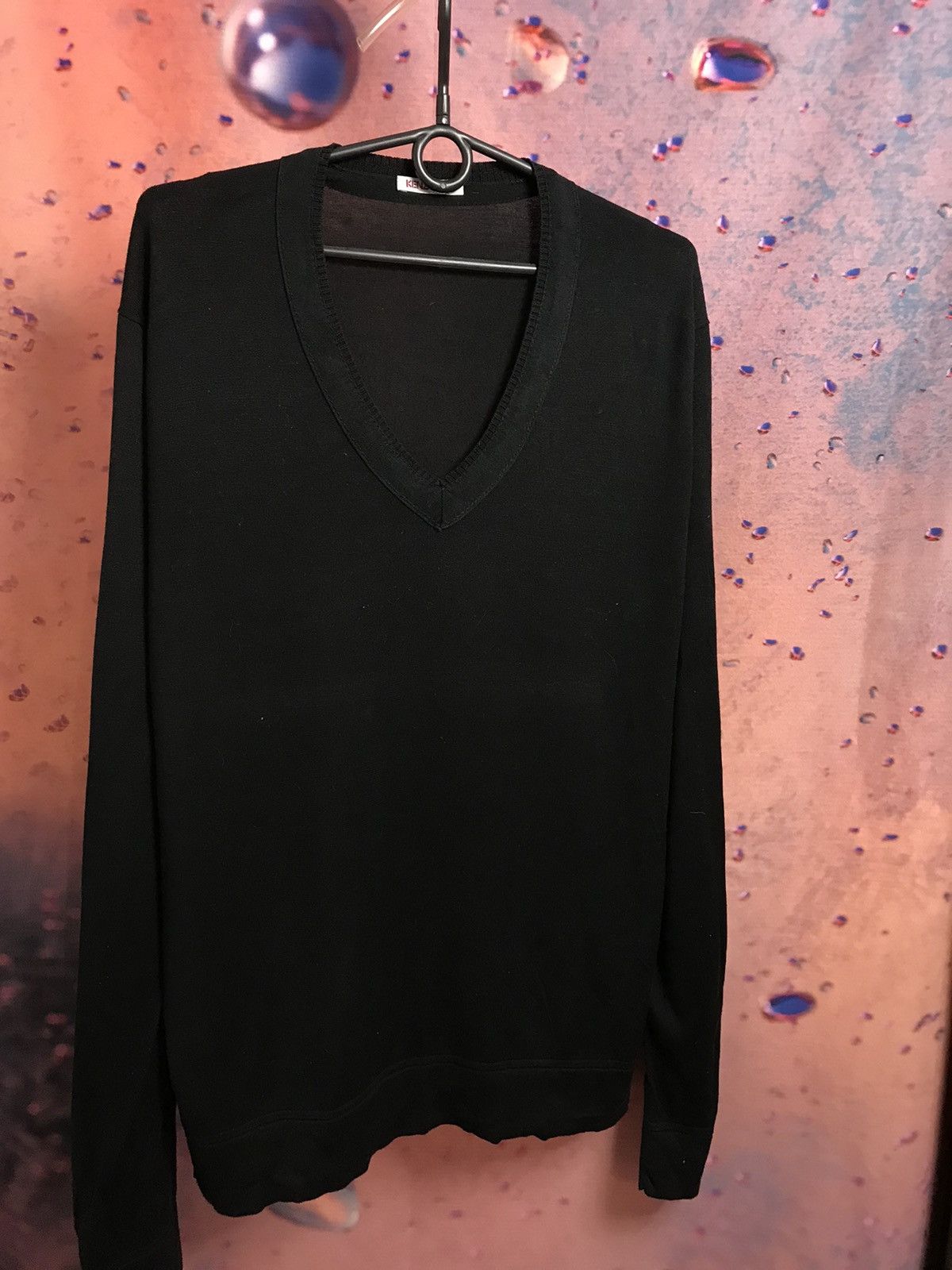 Kenzo Kenzo V-Neck luxury streetwear sweater Size US L / EU 52-54 / 3 - 2 Thumbnail