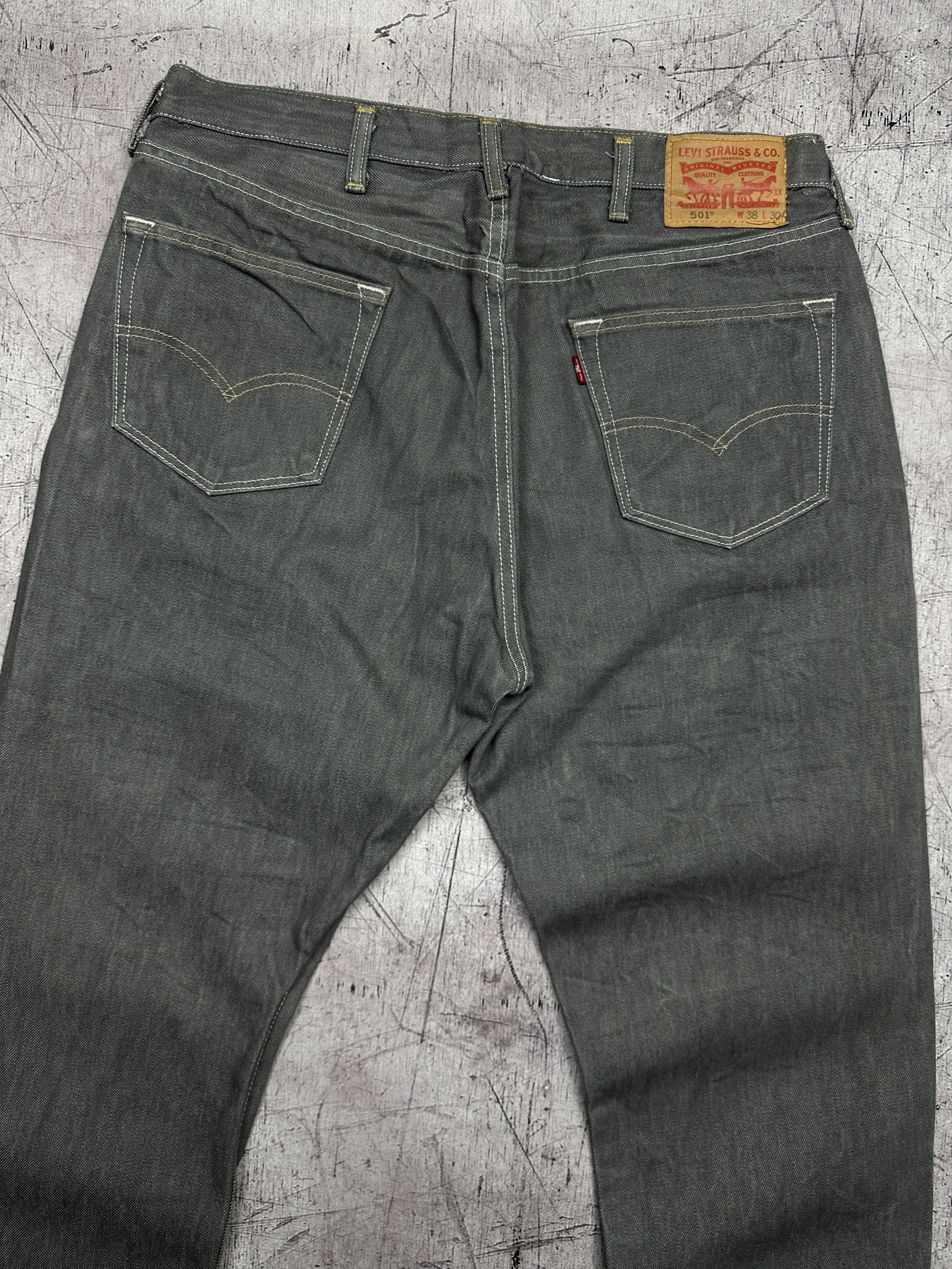 Levi's Levi's 501 Mens Denim Pants Jeans Size 38 x 30 Size US 38 / EU 54 - 2 Thumbnail
