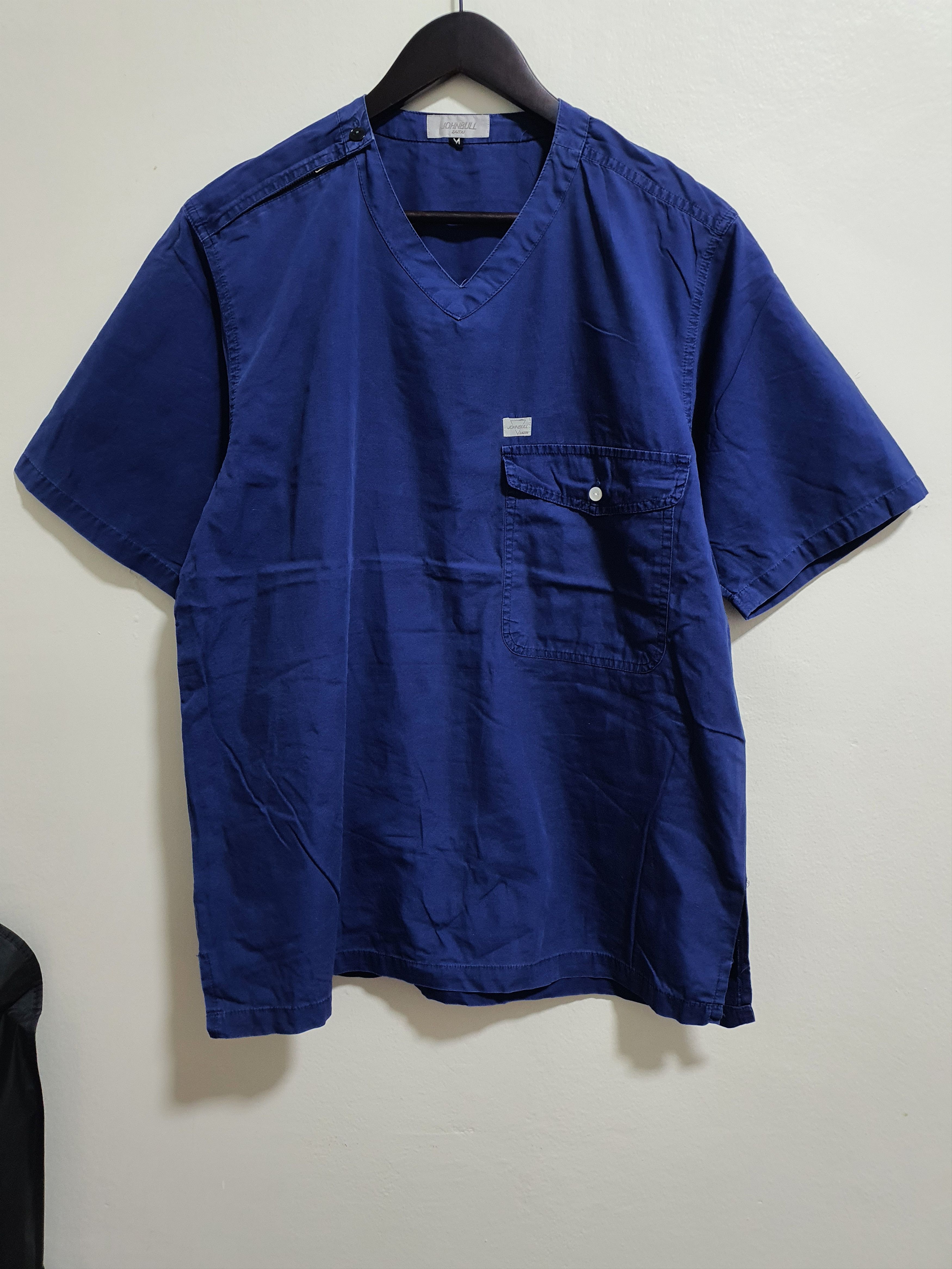Japanese Brand × Johnbull JOHNBULL 22”/29” 3 QUARTER DESIGNER HOSPITAL SHIRT Size US M / EU 48-50 / 2 - 2 Thumbnail
