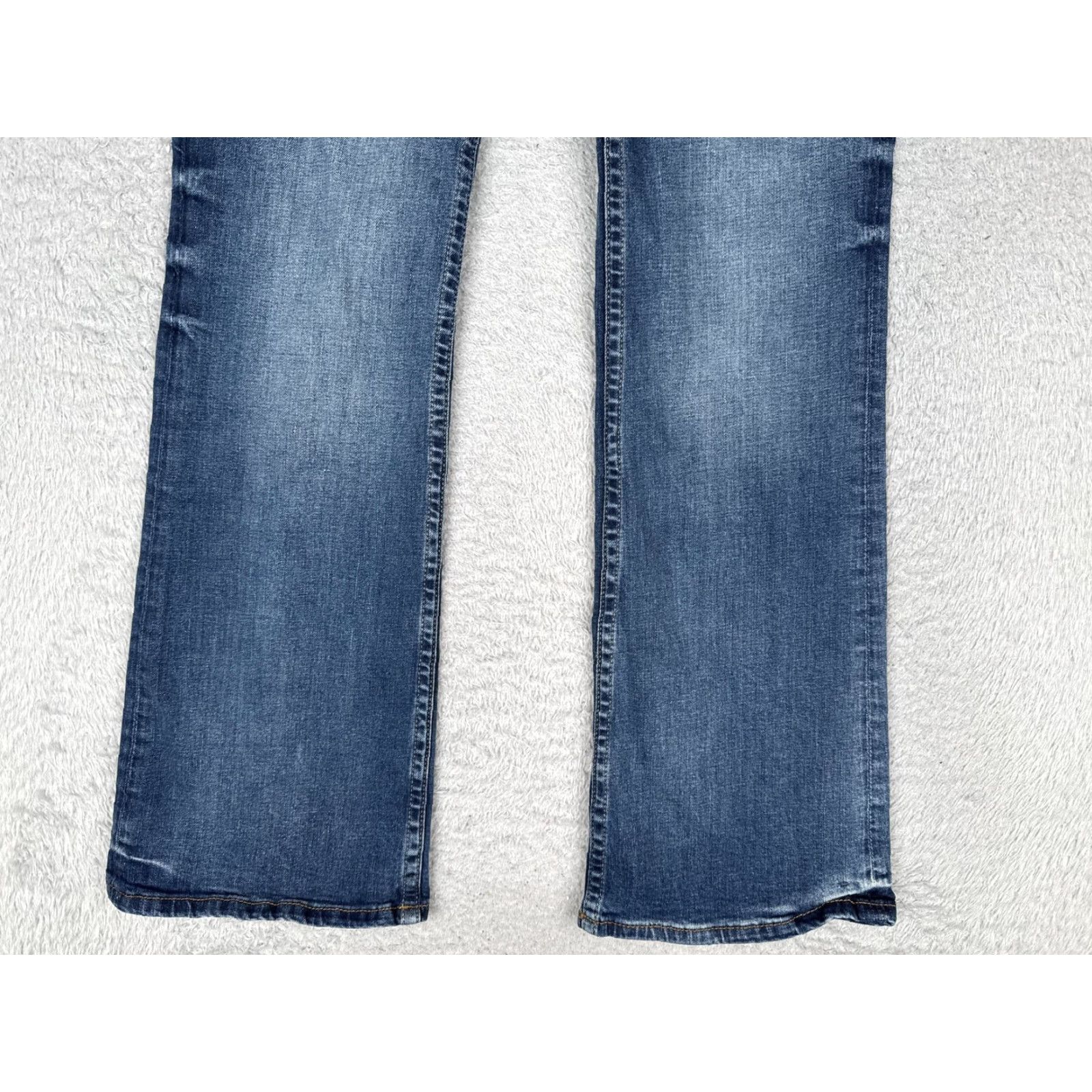 H&M H&M Jeans Womens 10 Bootcut Blue Medium Wash 5-Pocket Stretch Regular Rise 30x32 Mid 90s Theme Mens Womens Girls Size 32" / US 10 / IT 46 - 2 Thumbnail