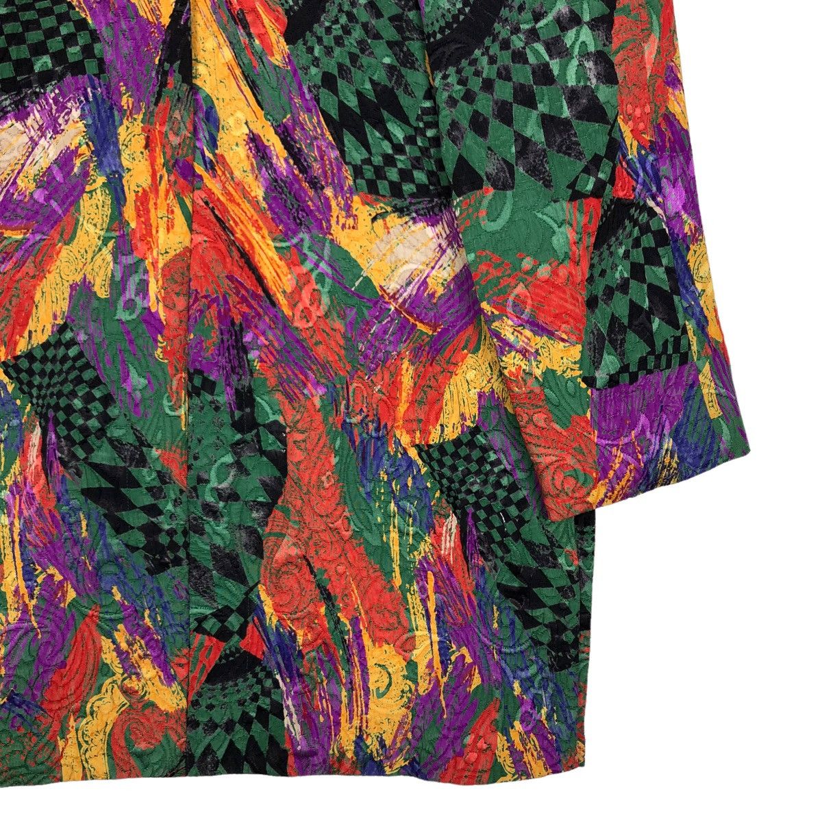 Japanese Brand VINTAGE COLOURFULL JACKET ART DESIGN TOPTOPOLO ISSEY MIYAKE Size US M / EU 48-50 / 2 - 6 Thumbnail