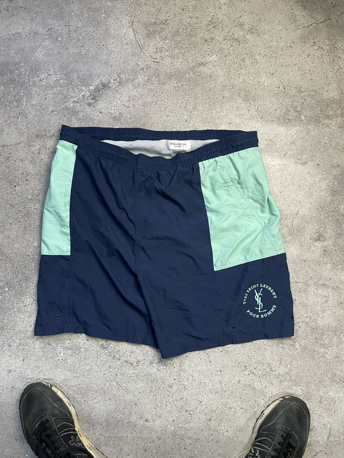 Yves Saint Laurent Vintage YSL Yves Saint Laurent Swim Shorts Size L Size US 34 / EU 50 - 1 Thumbnail