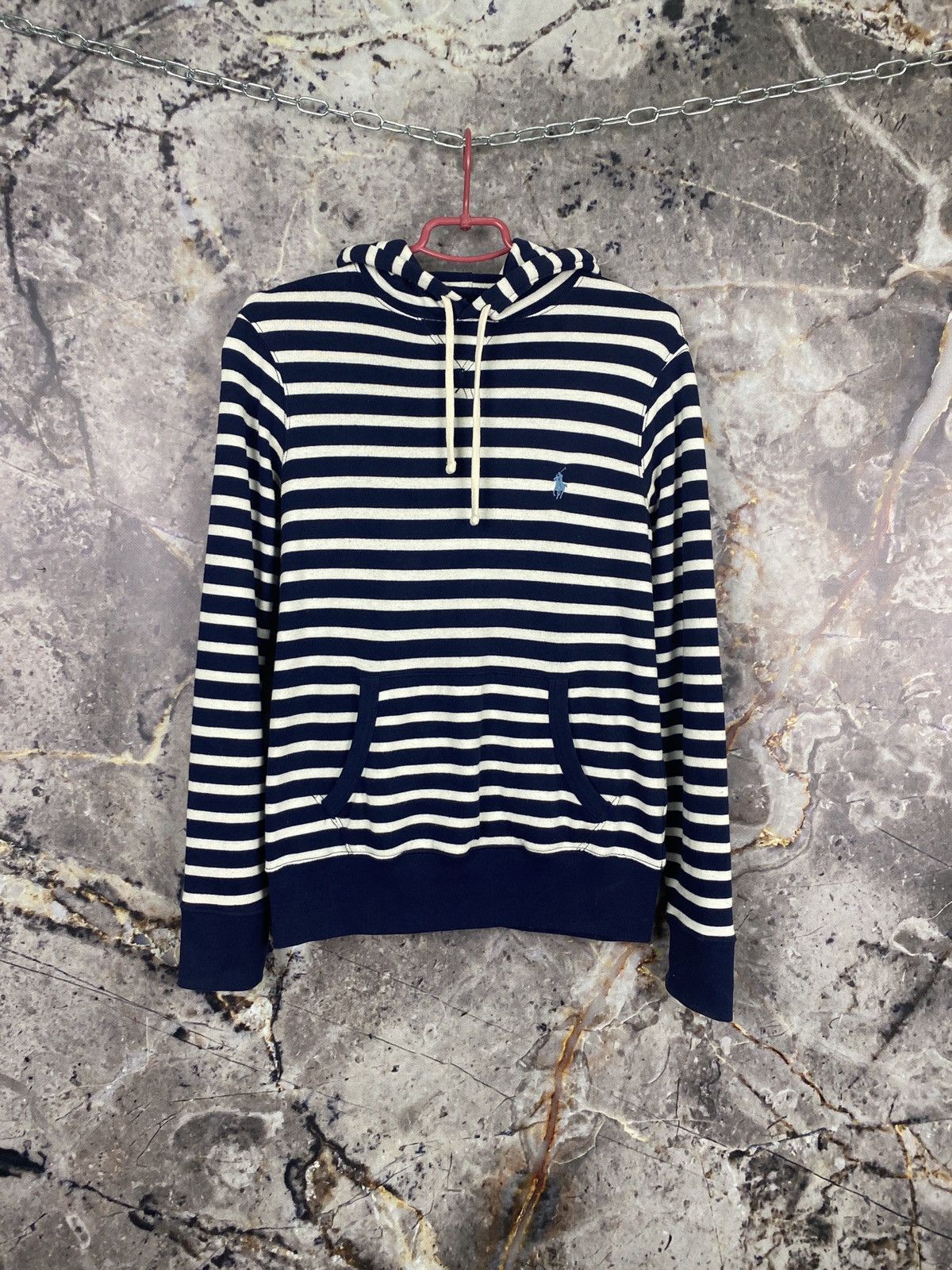 Striped hoodie size deals small