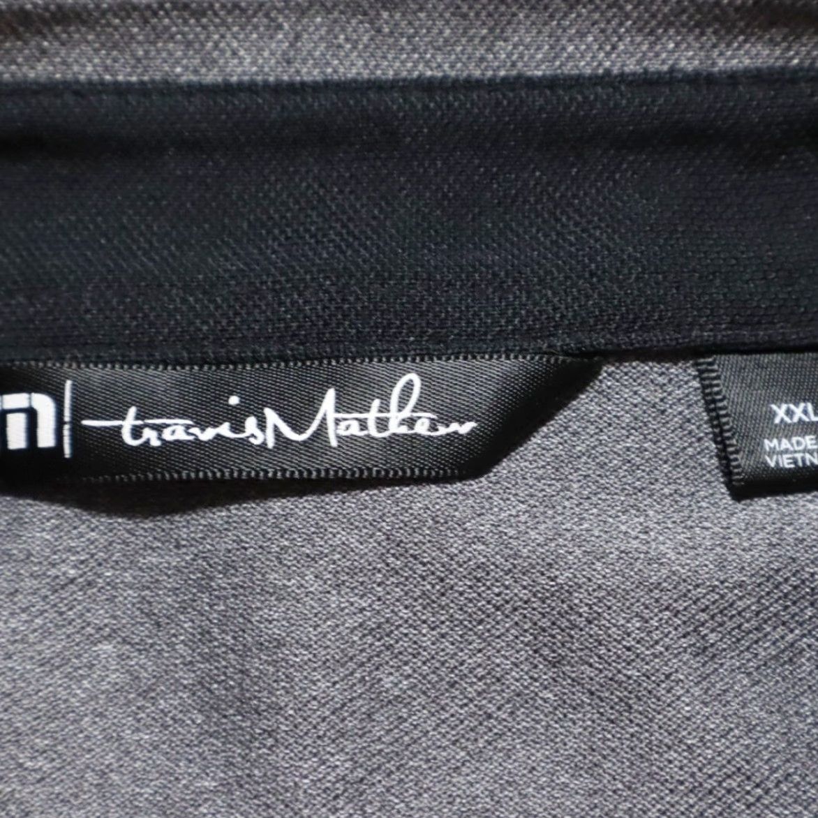 TravisMathew Travis Mathew TPC San Antonio Stretch Polo Shirt Gray Men's 2XL Shirt Polo Men Gray 2XL Size US XXL / EU 58 / 5 - 5 Thumbnail