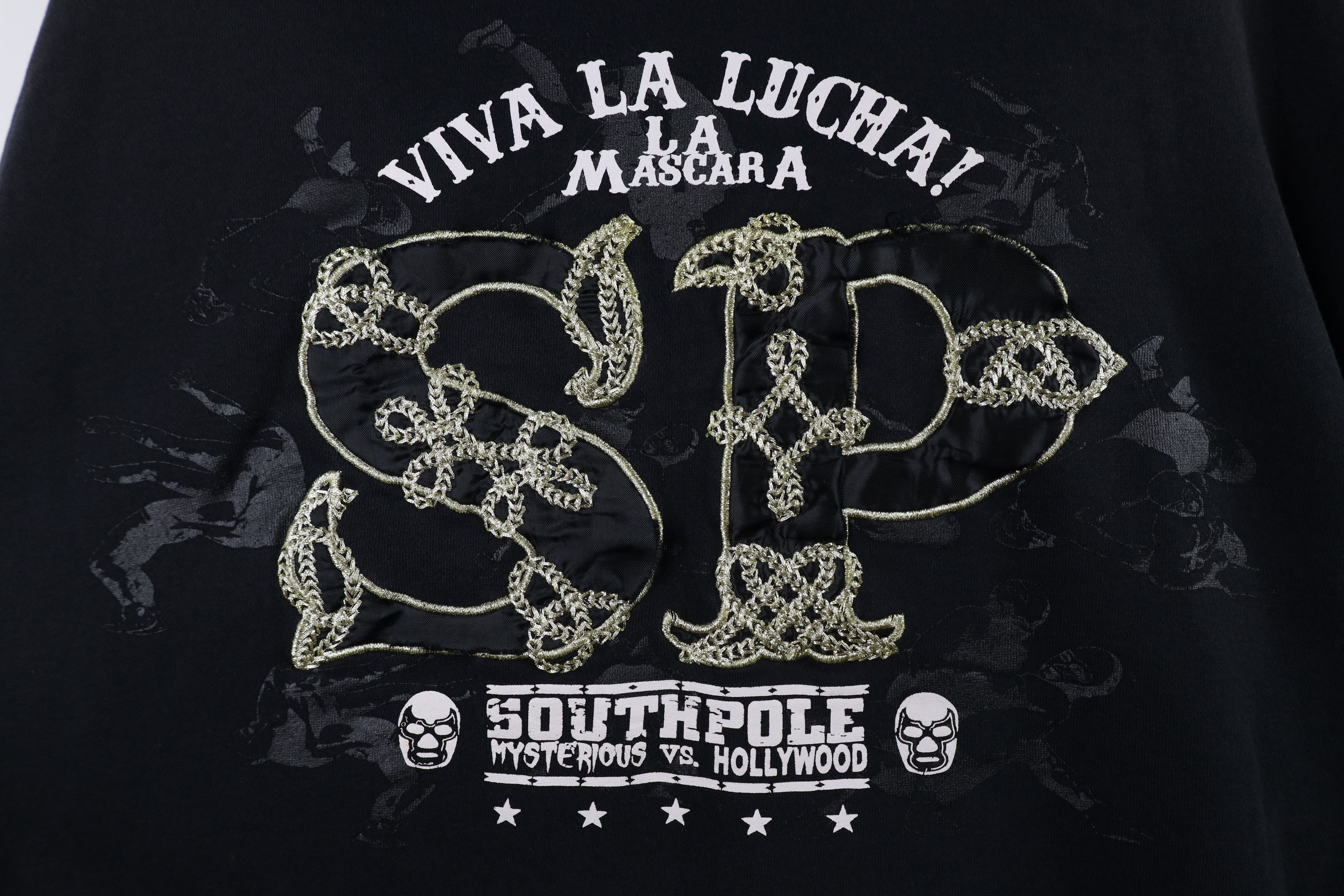 Southpole × Vintage Vintage Y2K Southple Spell Viva La Lucha Wrestling Hoodie Size US XXL / EU 58 / 5 - 12 Thumbnail