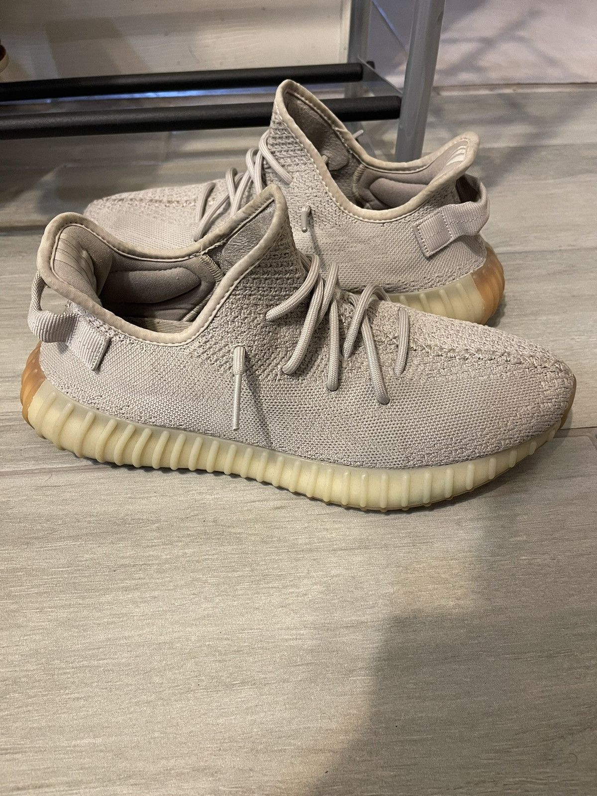 Adidas × Kanye West Yeezy Boost 350 V2 Sesame 2018 Size US 11.5 / EU 44-45 - 7 Thumbnail