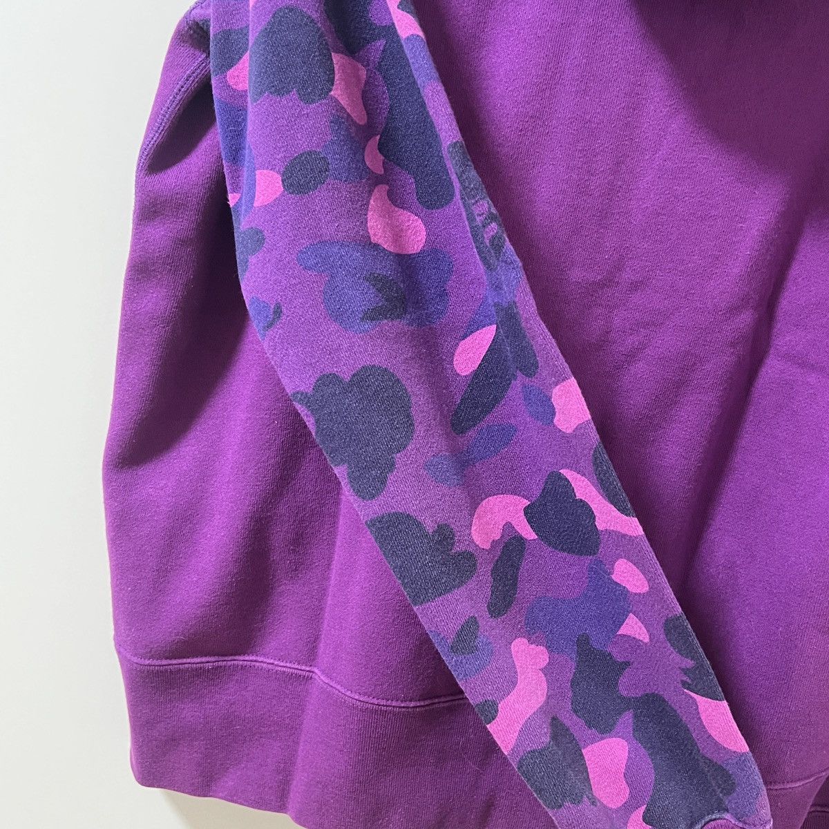 Bape Bape purple shark zip up hoodie Size US L / EU 52-54 / 3 - 13 Thumbnail