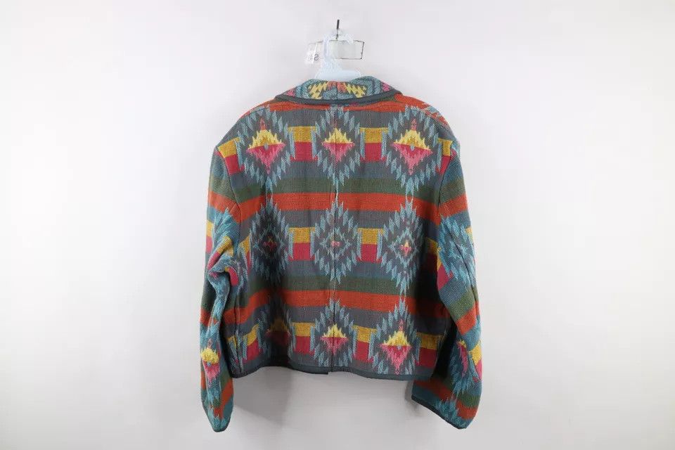 Vintage Vintage 90s Streetwear Tapestry Rainbow Blazer Jacket Size M / US 6-8 / IT 42-44 - 11 Thumbnail
