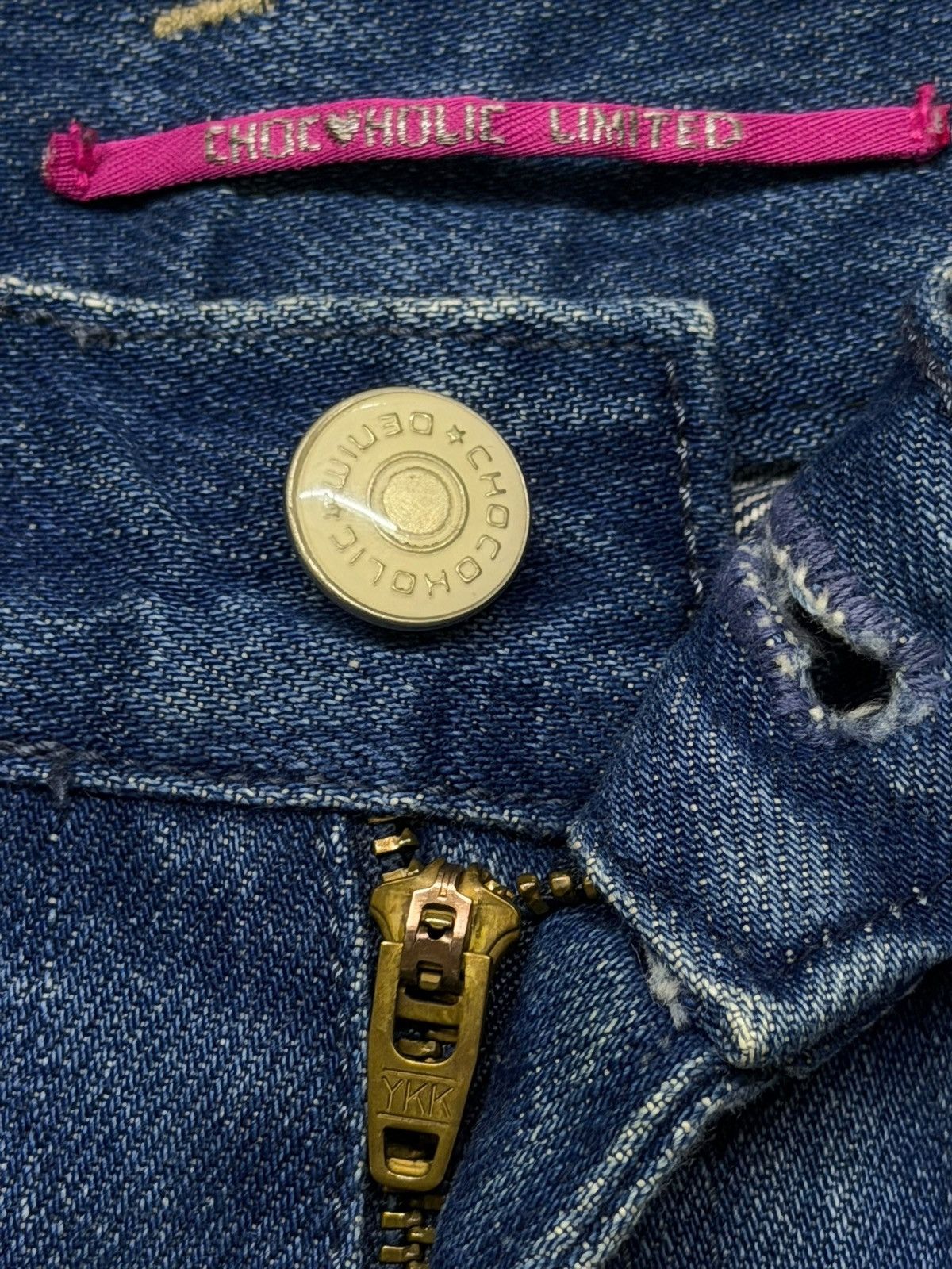 Japanese Brand Vintage CHOCOHOLIC Japanese Denim Jeans | Slim Bootcut | W29 Size 29" - 9 Thumbnail