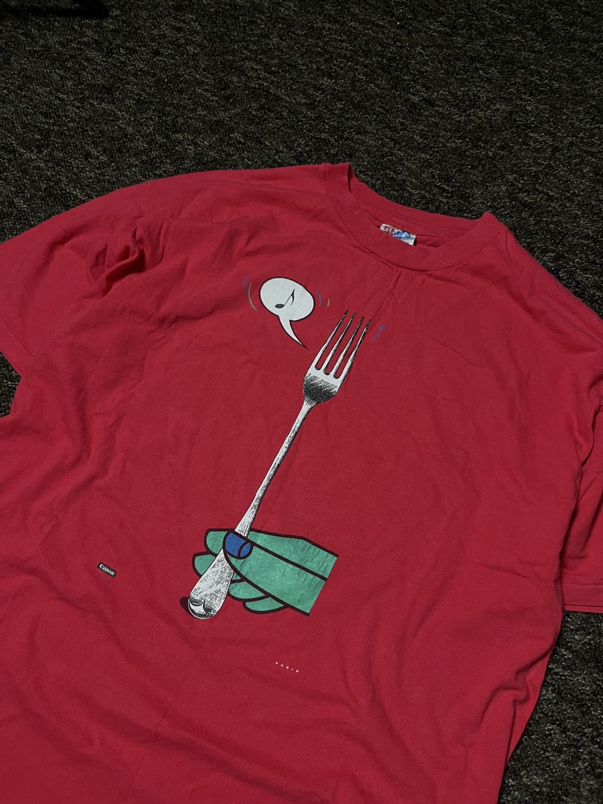 Vintage T-shirt CANON AUDIO Vintage 90s Single Stitch XL Size US XL / EU 56 / 4 - 3 Thumbnail