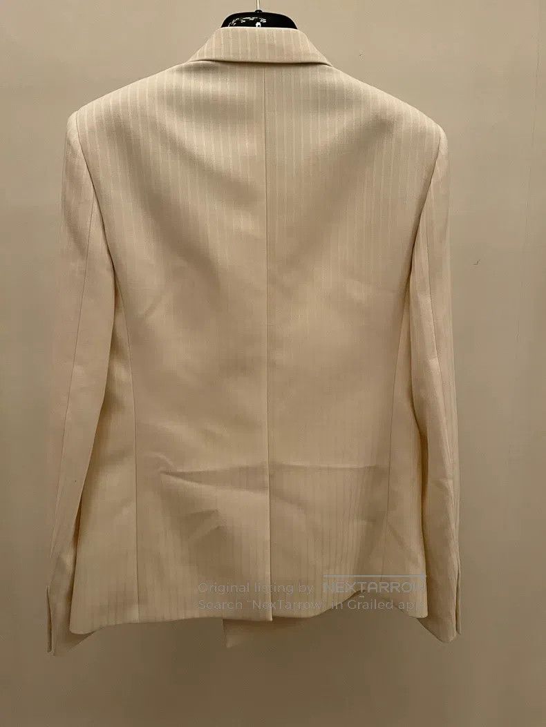 Saint Laurent Paris Saint Laurent Paris Double-breasted, white suit jacket Size US S / EU 44-46 / 1 - 2 Thumbnail